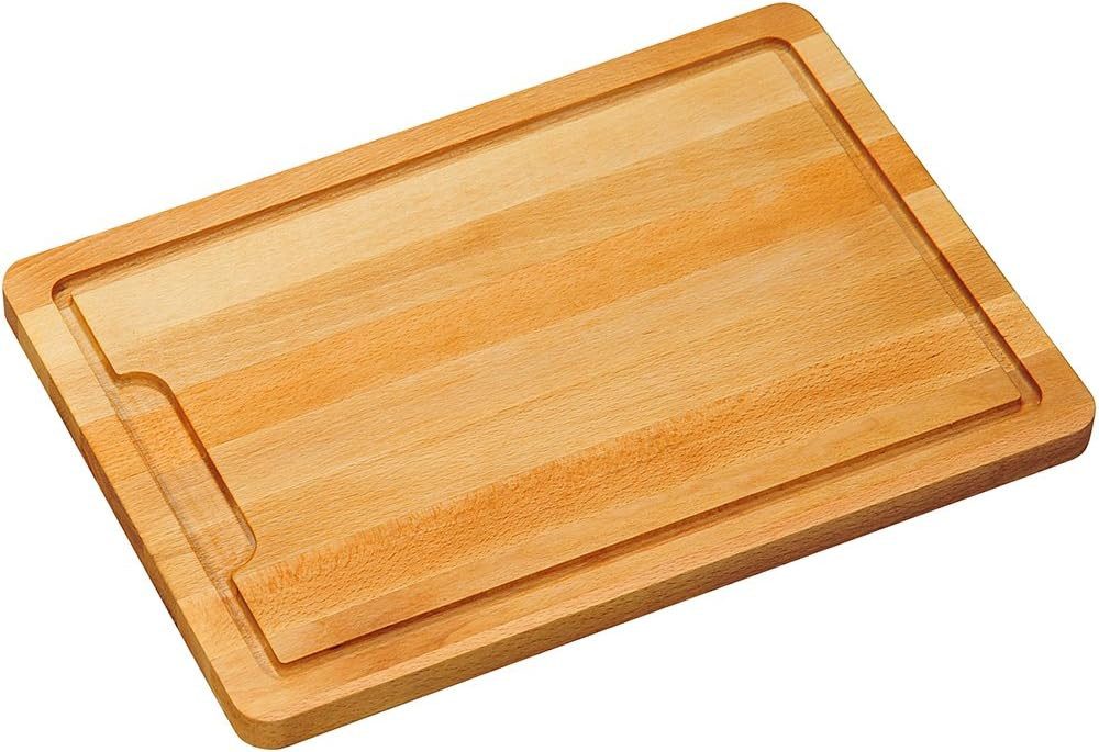 KESPER® Tranchierbrett Tranchierbrett, Buche, braun, 40 x 28 x 2 cm, (1-St)