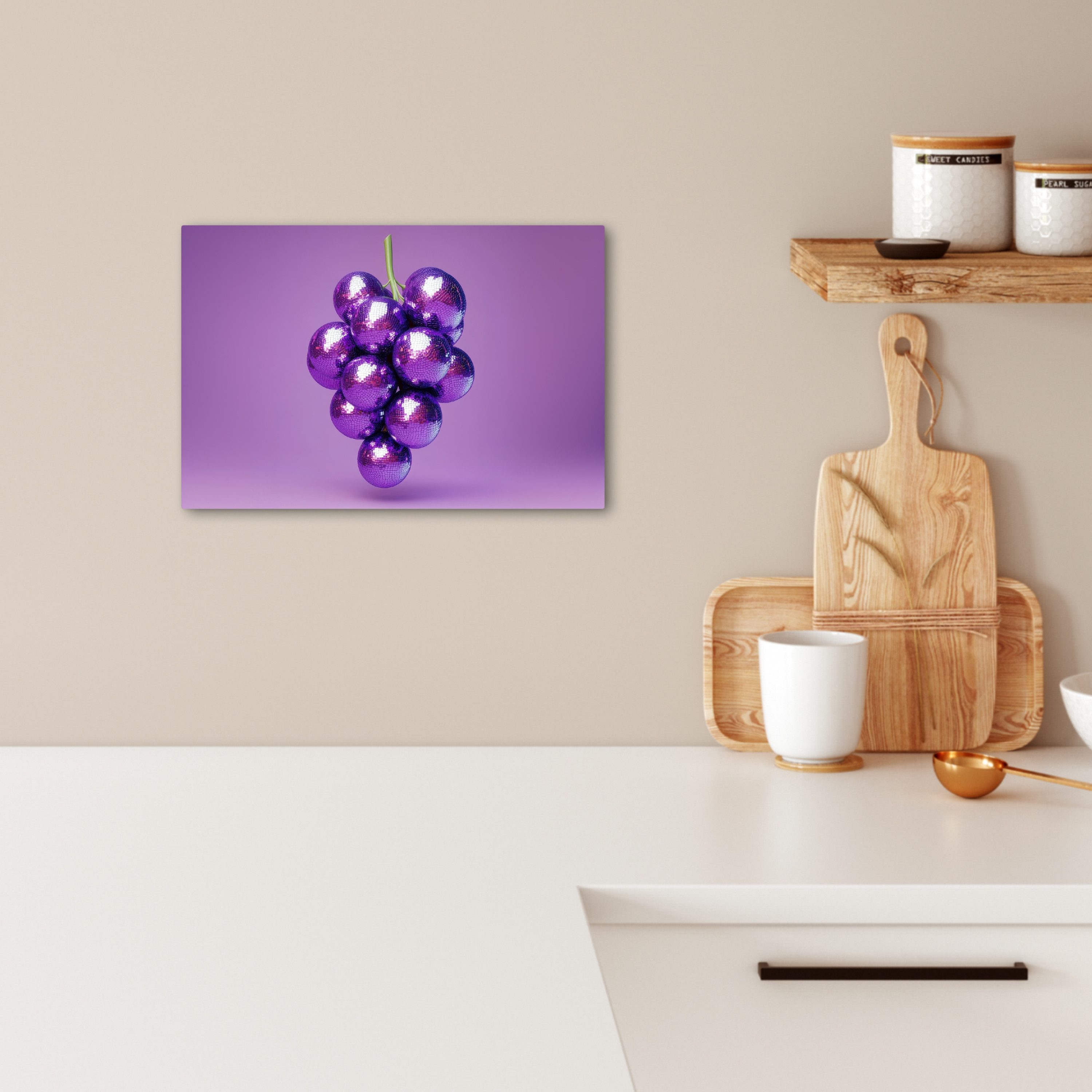 OneMillionCanvasses® Leinwandbild Weintraube - Disco - günstig online kaufen