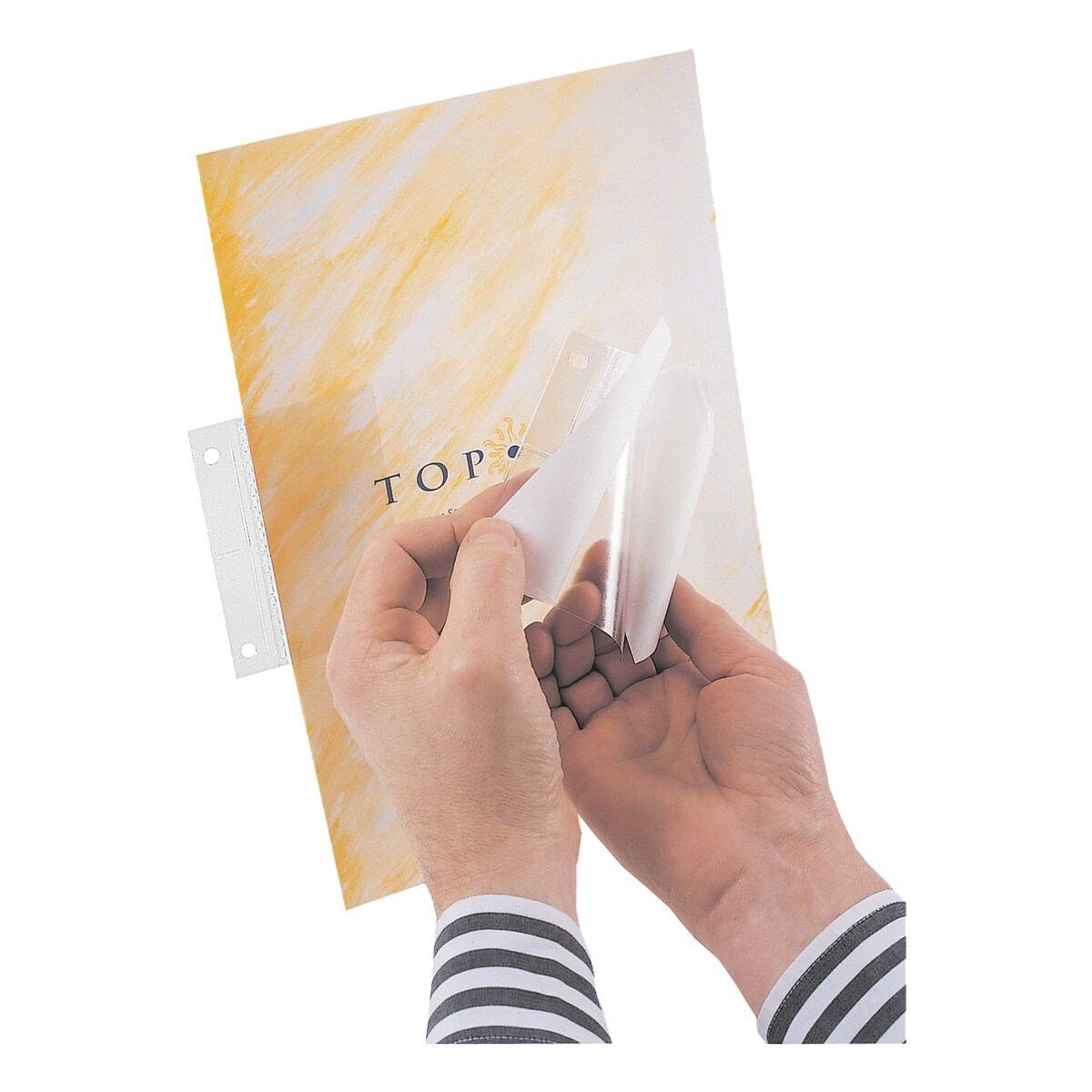 VELOFLEX Abheftstreifen, Doppelheftfix, selbstklebend