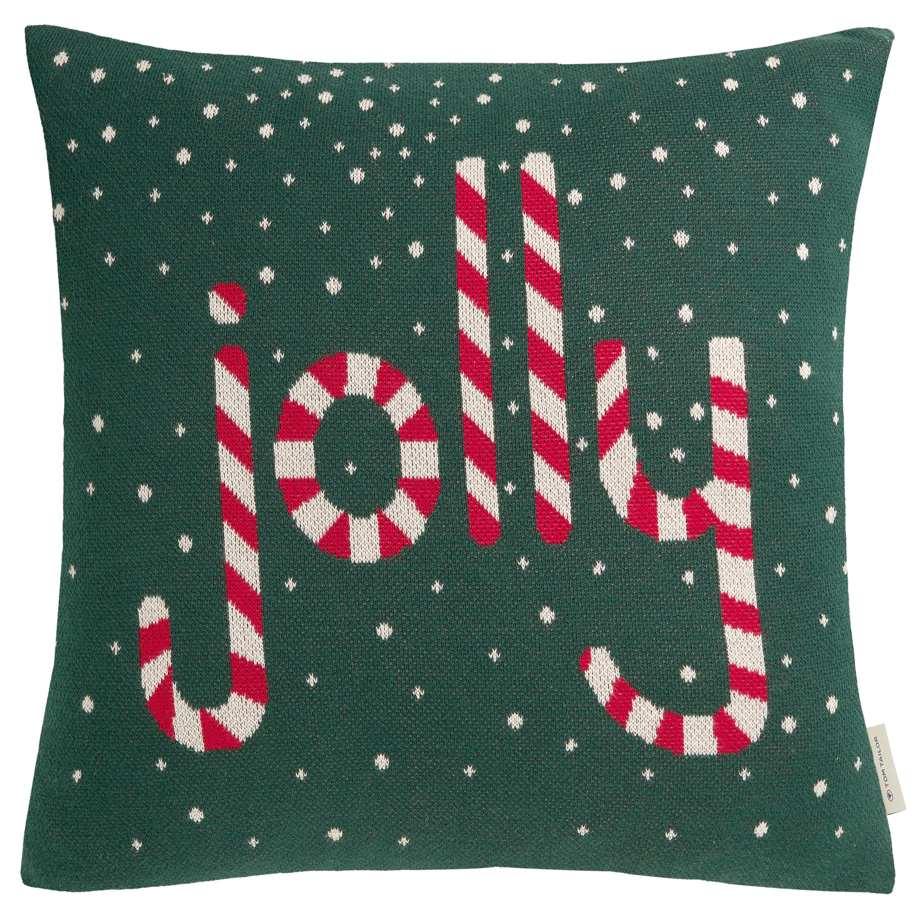 TOM TAILOR HOME Dekokissen Jolly, aus Baumwolle