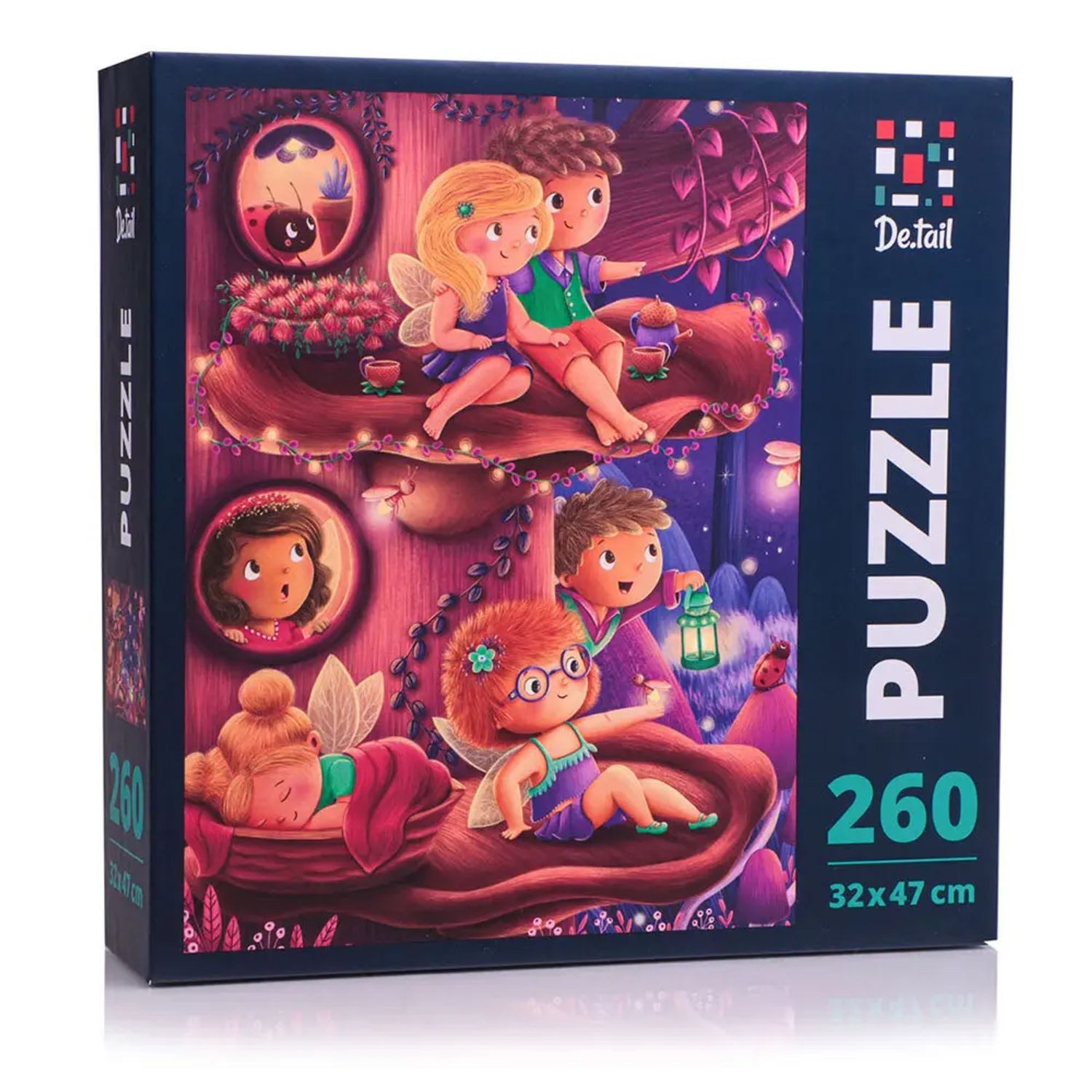 Käfer Puzzle Puzzle De.tail Waldstadt DT200-06, Puzzleteile
