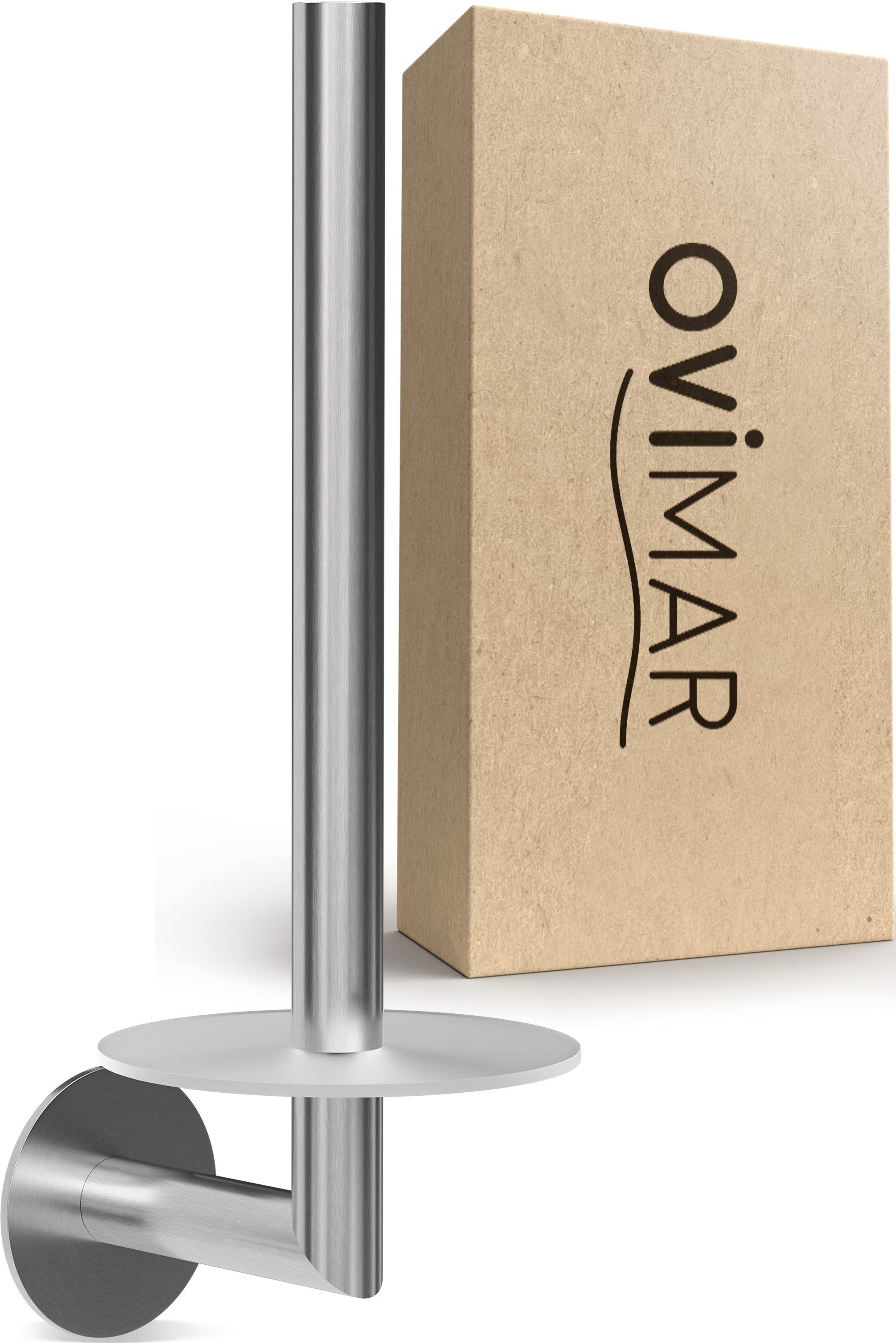 ovimar Toiletten-Ersatzrollenhalter Hesselo (1-St), aus Edelstahl in Silber günstig online kaufen