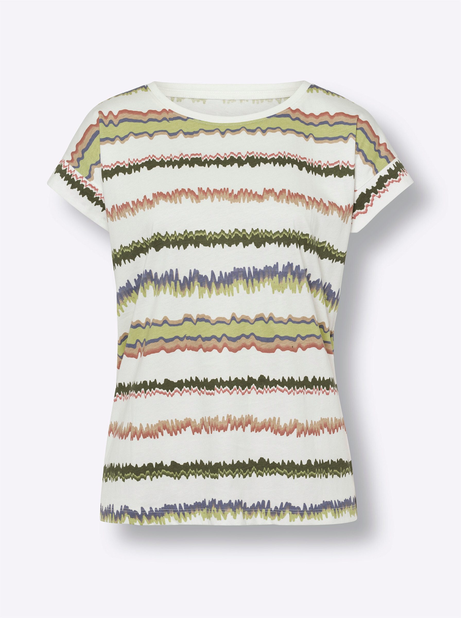 Sieh an! T-Shirt Rundhals-Shirt Kurzarm