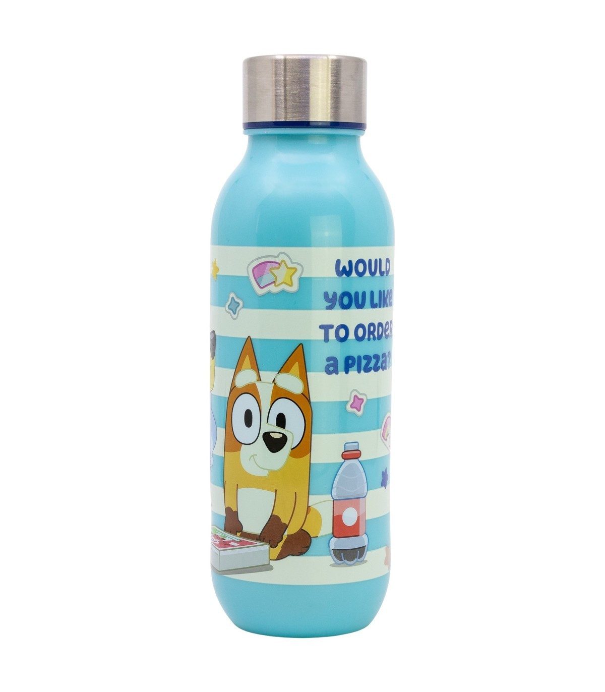 Bluey Trinkflasche Discovery 640 ml Kinder Wasserflasche mit Schraubdeckel