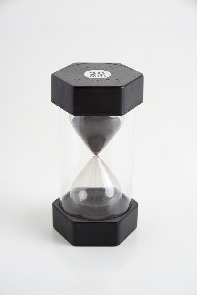 TickiT Experimentierkasten Mega Sanduhr 30 min, schwarz