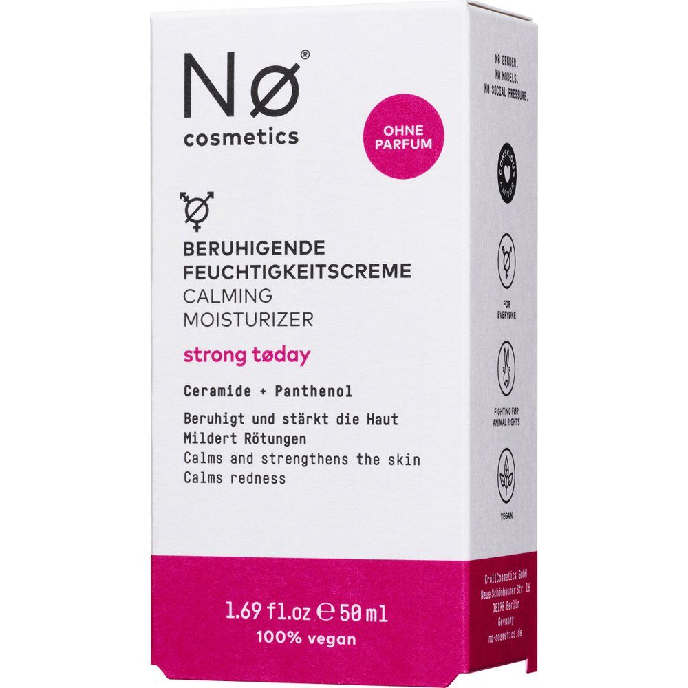 NO Cosmetics Feuchtigkeitscreme Gesichtscreme beruhigend strong today