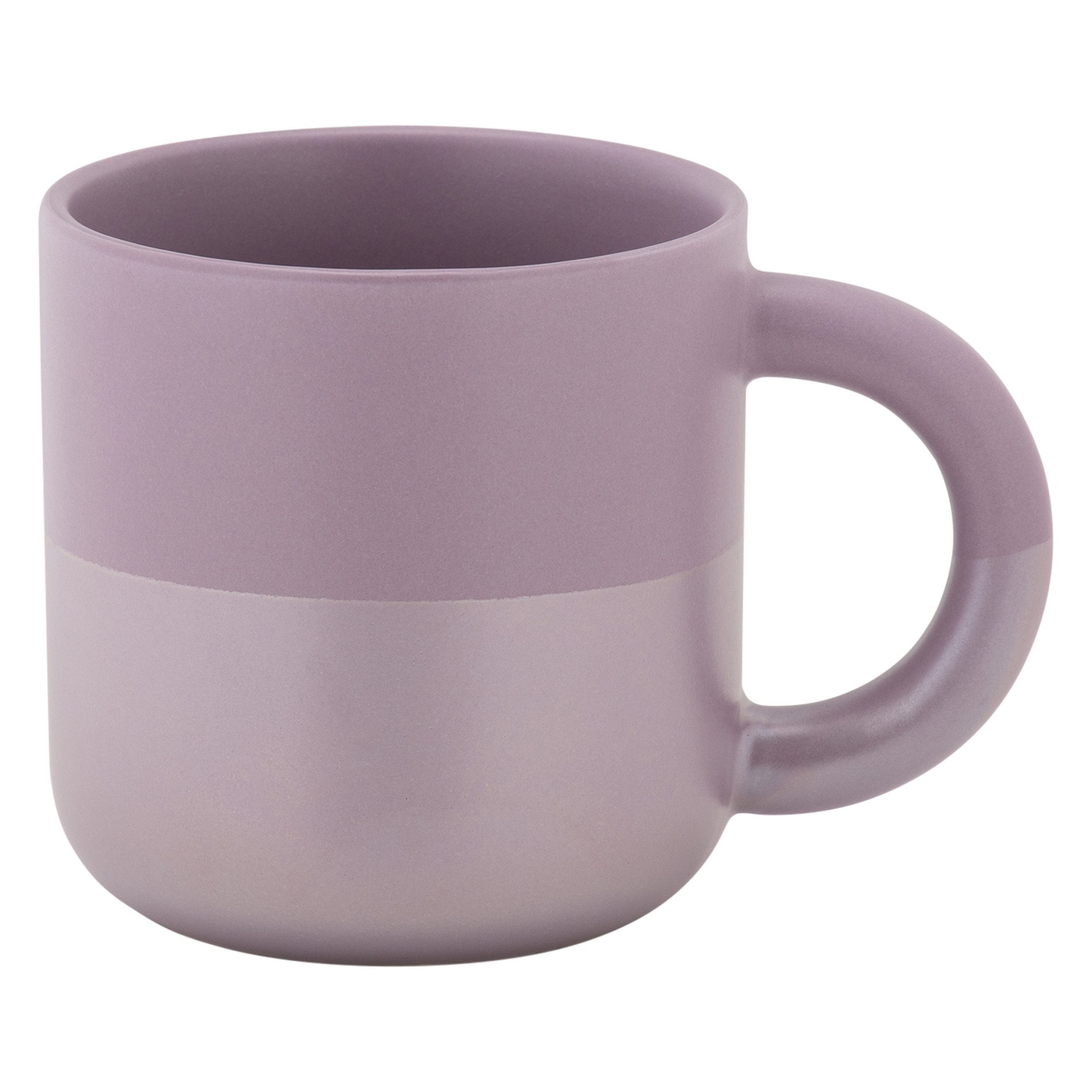 Maxwell & Williams Tasse Horizon, Porzellan, Spülmaschinengeeignet, Lila, Motiv: Horizon