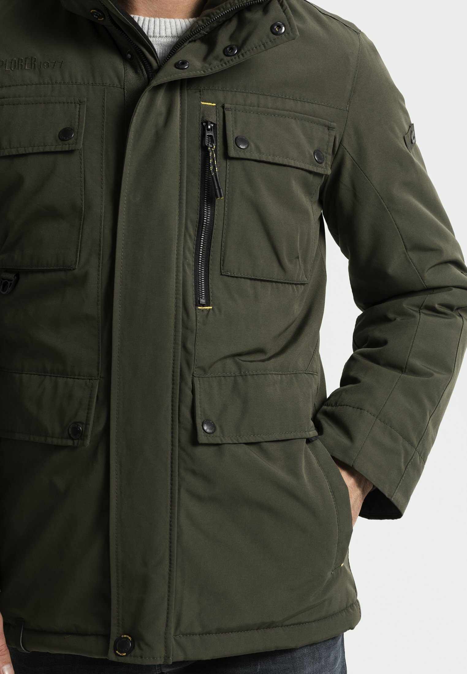 Winter camel Parka Parka Oliv active