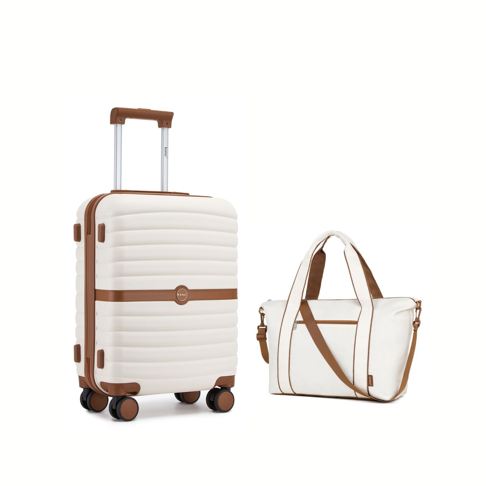 KONO Kofferset Hartschalenkoffer (55/66,5/76,5 cm Hoch)+Kabinentasche günstig online kaufen
