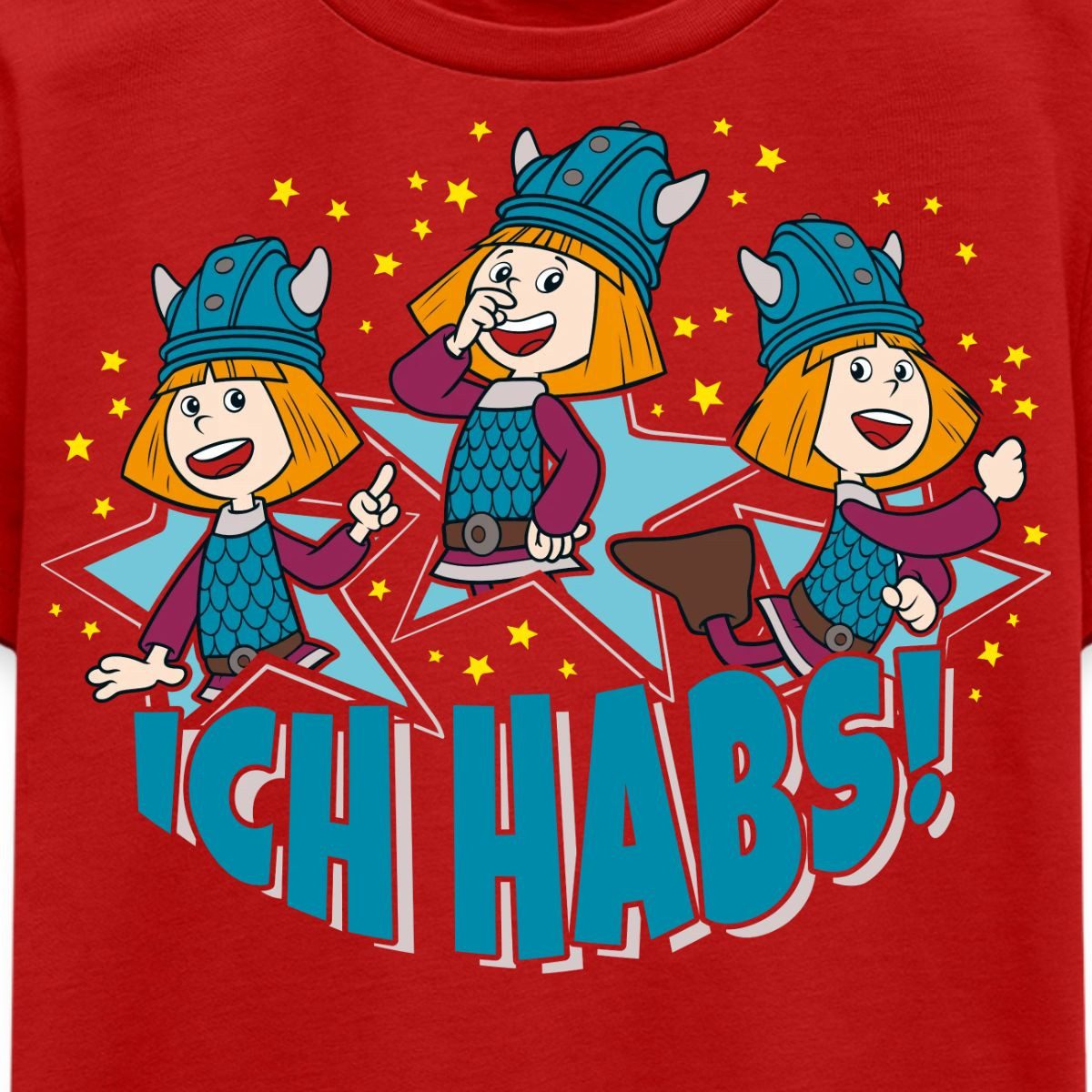 Spreadshirt T-Shirt Wickie Und Die Starken Männer Ich Habs Kinder Premium T-Shirt (1-tlg)
