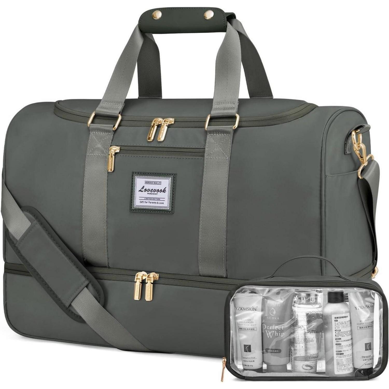 Weekender Sporttasche Reisetasche Damen Weekender Schuhfach Nassfach Handgepäck