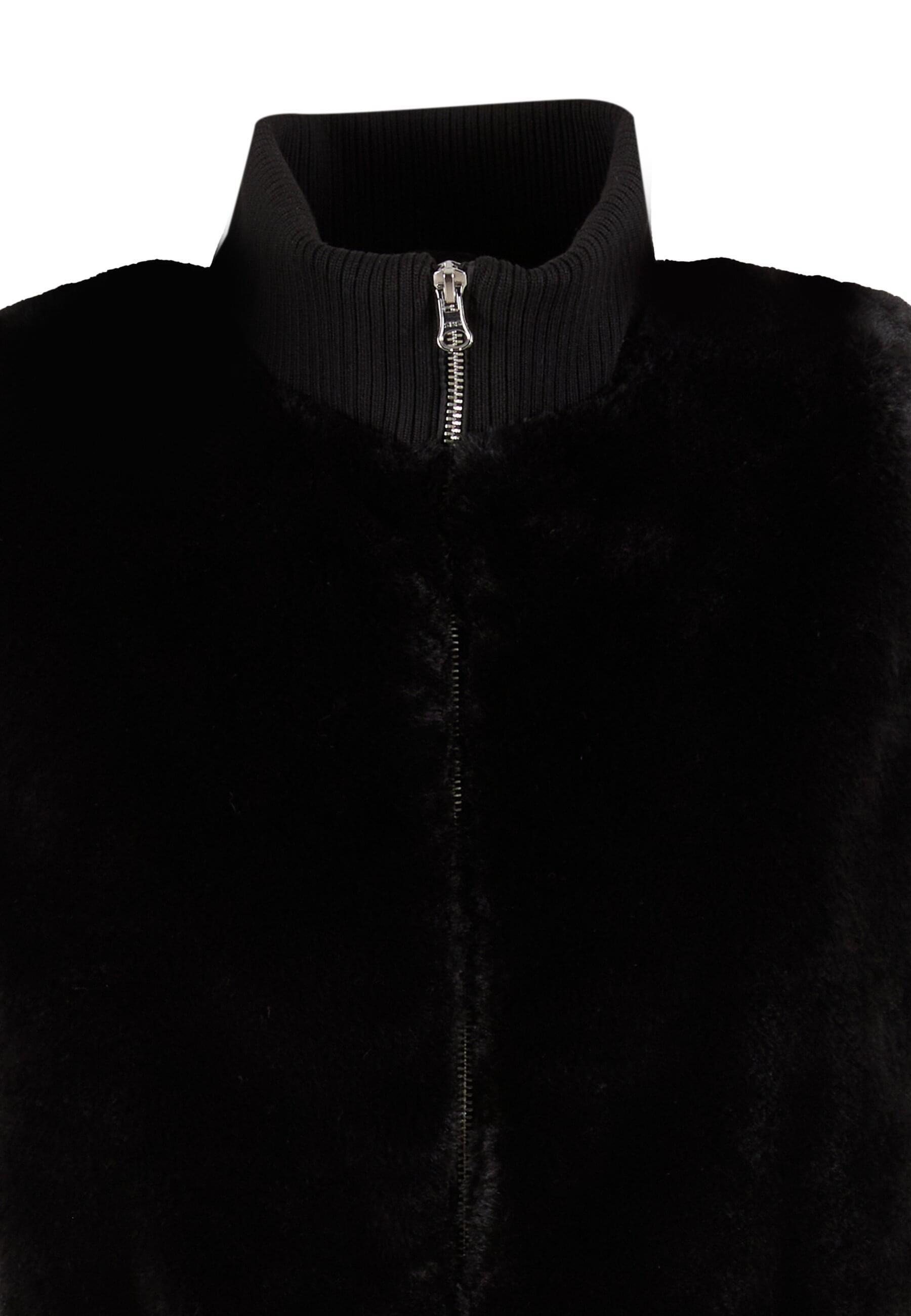 URBAN CLASSICS Steppweste Urban Classics Ladies Cropped Faux Fur Vest