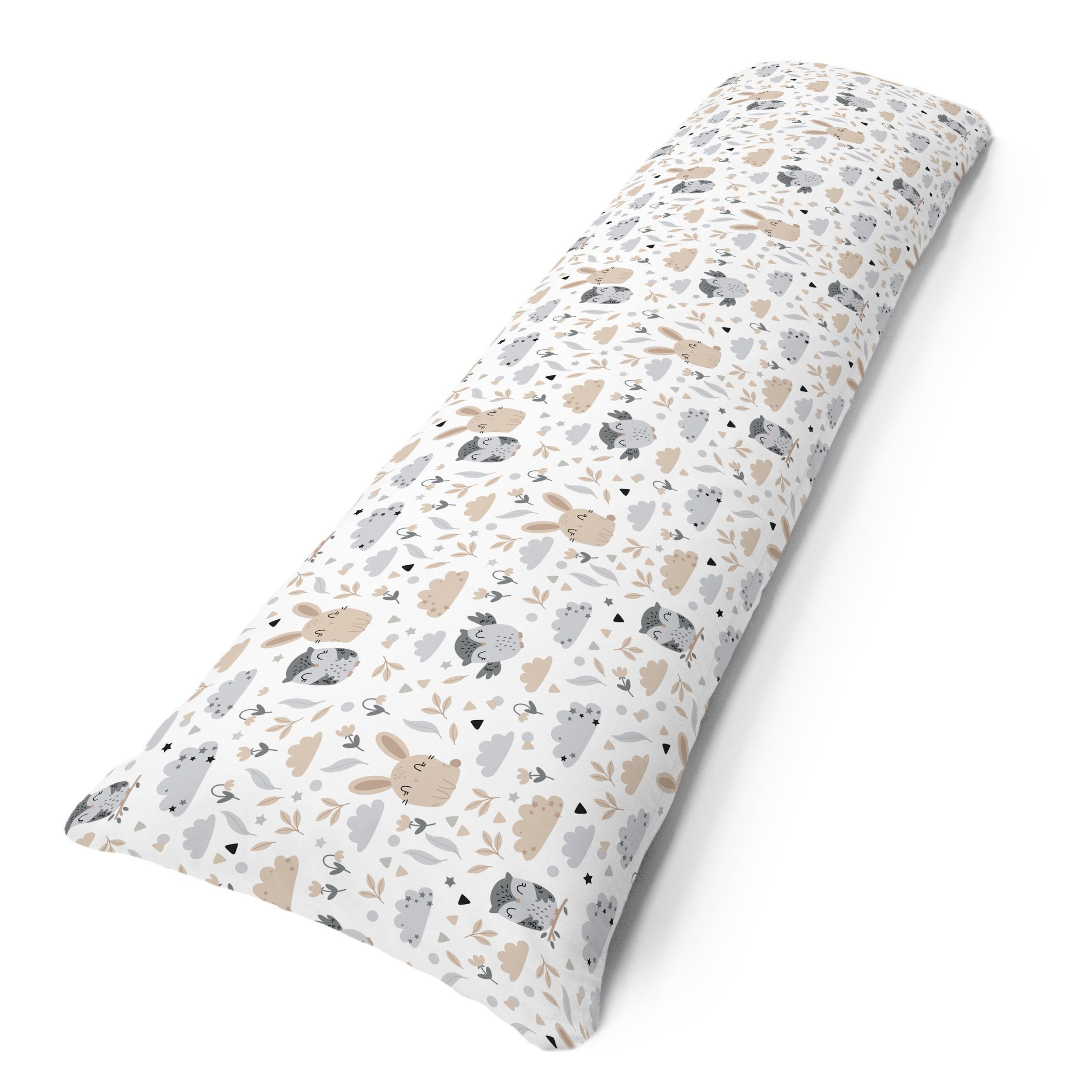 Amilian Seitenschläferkissen 150 cm x 40 cm (Made in EU), Stillkissen, Lagerungskissen, Schwangerschaftskissen zum Schlafen, Pregnancy Pillow, Lagerungskissen mit Bezug