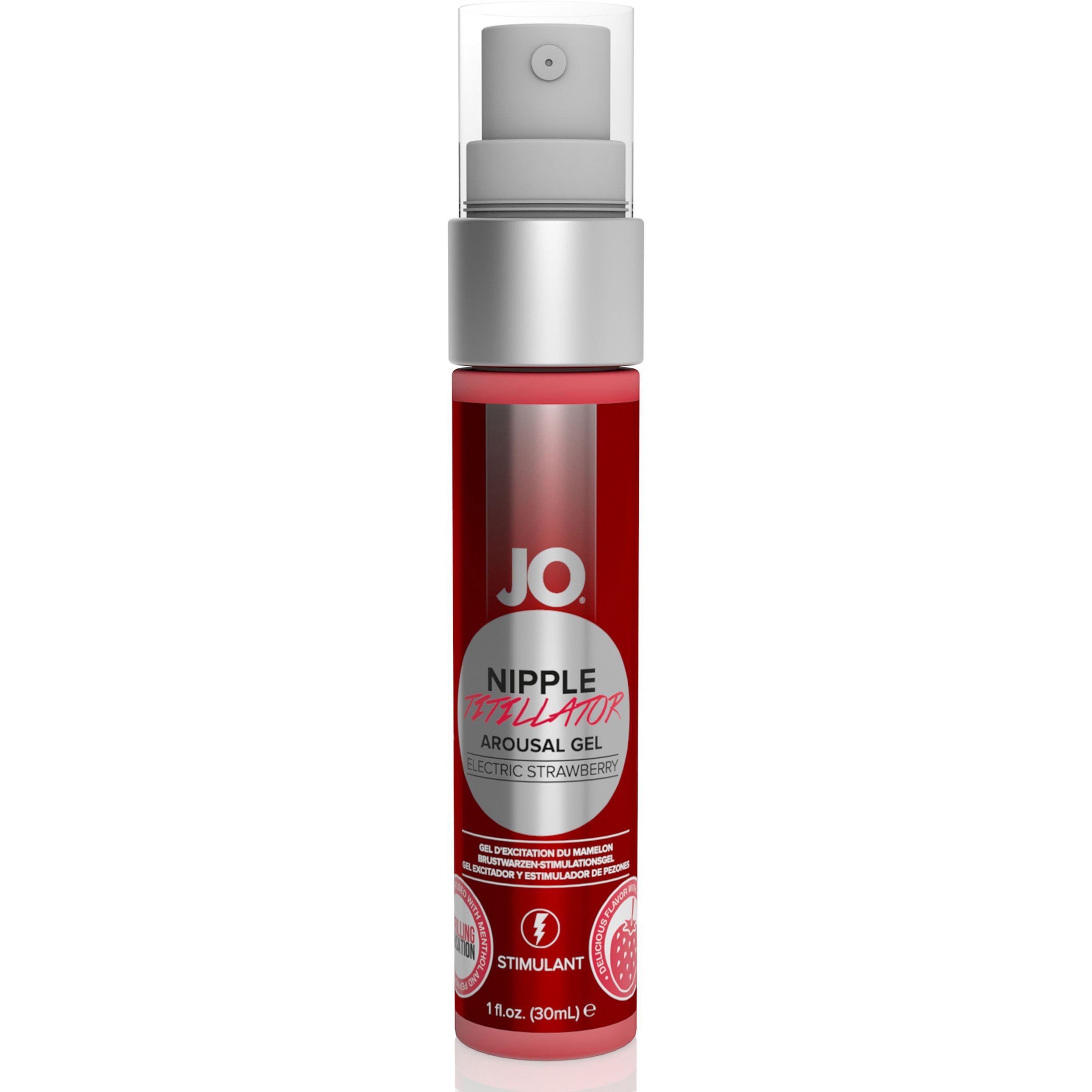 Gleitgel System JO - Nipple Titillator Strawberry 30 ml