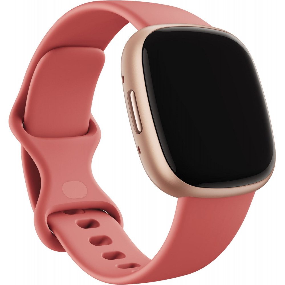 fitbit Fitbit Versa 4 Smartwatch in Pink Sand/Copper Rose. Smartwatch (Fitbit OS), Fitbit Versa 4, Fitness & Komfort