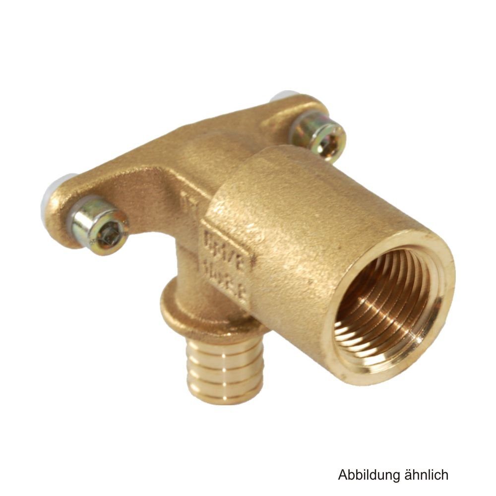 Rehau Wasserrohr Rehau Rautitan RX+ Wandwinkel mit IG, 16 mm x Rp 1/2" lang