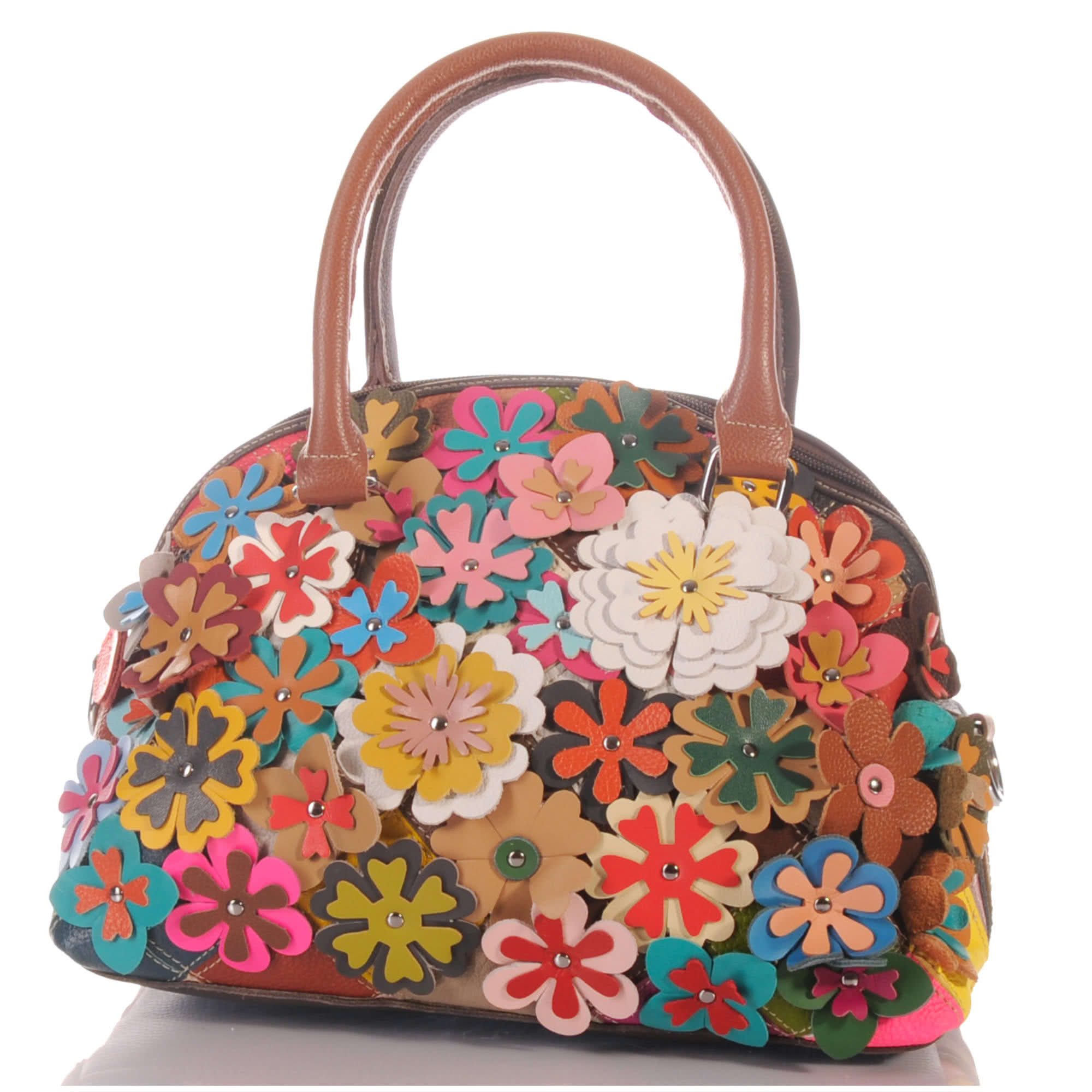 KMISSO Henkeltasche Damen Leder Patchwork Umhänge Henkel Schulter Tasche 30700 (1-tlg), im eleganten Look
