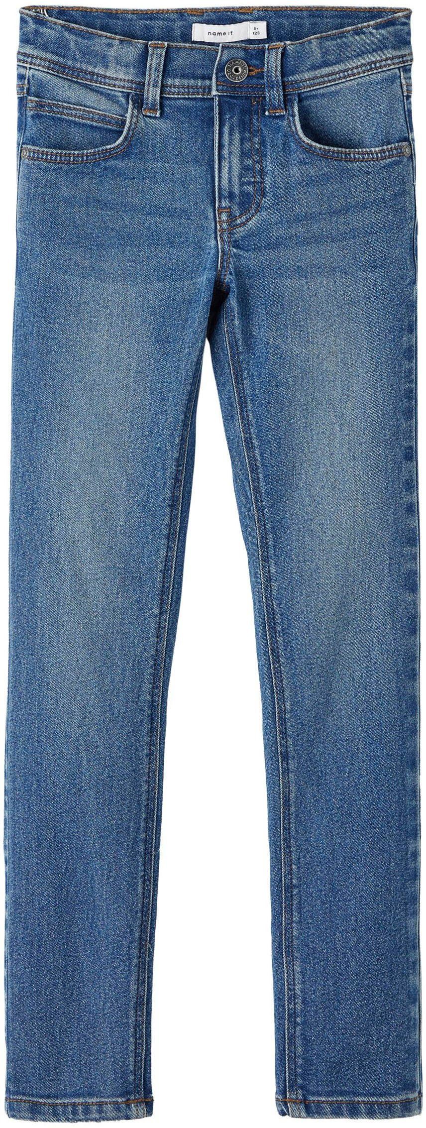 Name XSLIM It NOOS 1090-IO Blue Denim JEANS Medium Slim-fit-Jeans NKMTHEO