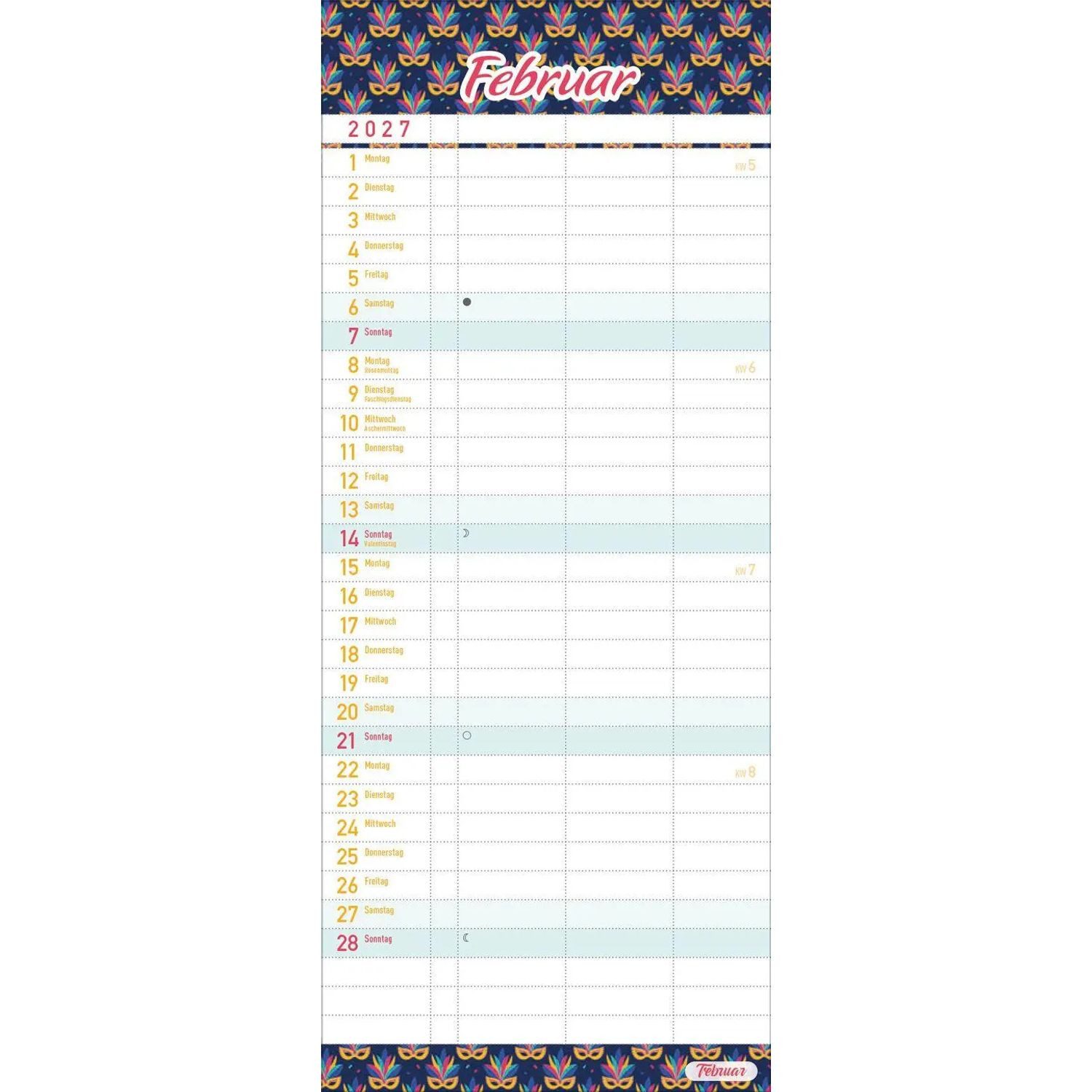 Korsch Verlag Familienkalender Familientimer Alles ist planbar 2027