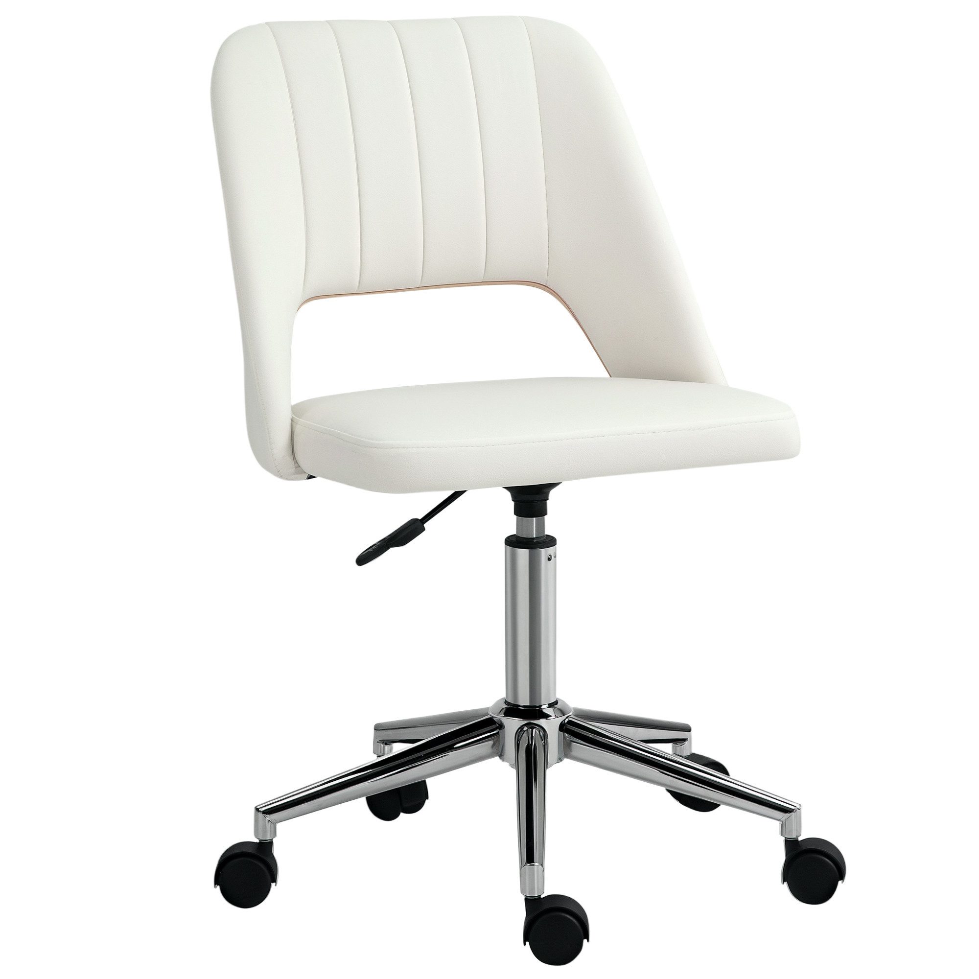 Vinsetto Bürostuhl Höhenverstellbarer Drehstuhl mit Nahtlinien-Design (Schr günstig online kaufen