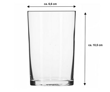 Bubble-Store Gläser-Set 6er Set, Glas, Trinkgläser Saftgläser Wassergläser