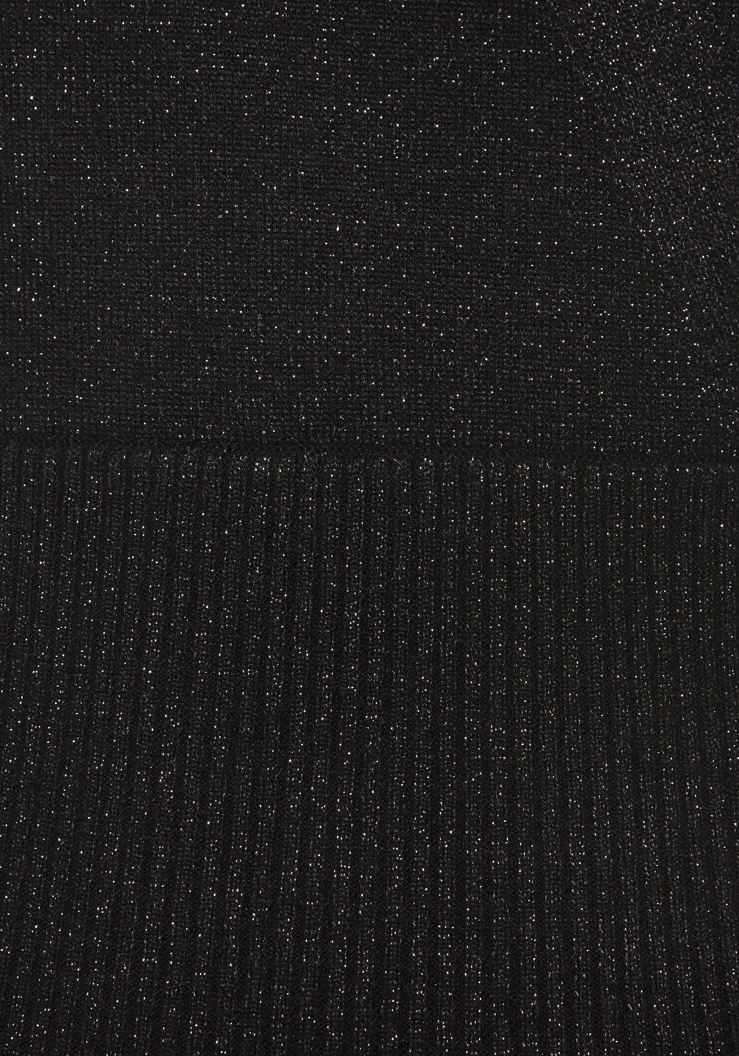 LASCANA Stricktop mit glänzendem Lurexgarn
