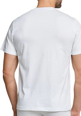 Schiesser Unterhemd 4er Pack American (Spar-Set, 2-St) Unterhemd / Shirt Kurzarm - Baumwolle -