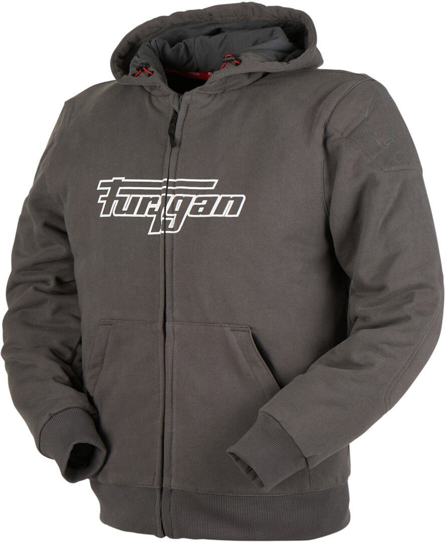 Hoodie Luxio Motorrad Evo Zip Furygan Grey Motorradjacke