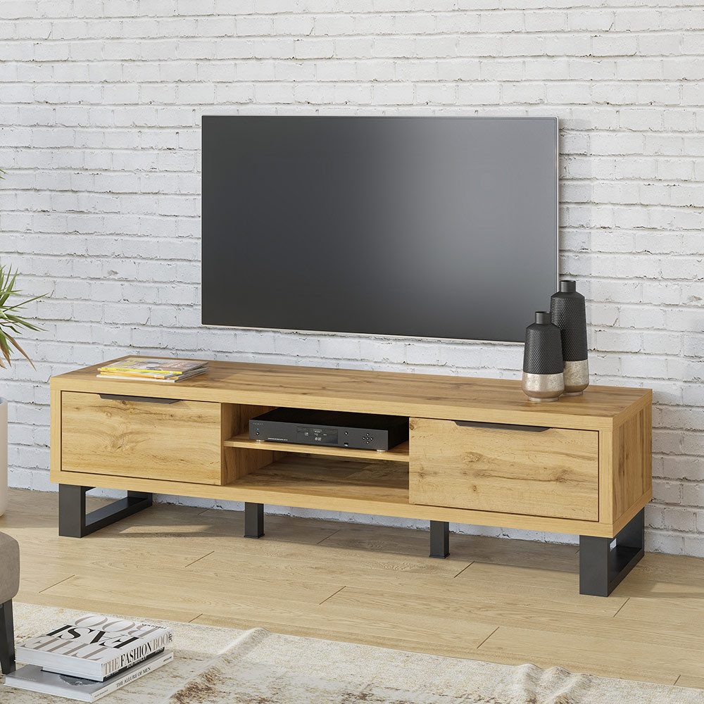 Lomadox Lowboard HENDERSON-83, Wohnzimmer TV Lowboard günstig online kaufen