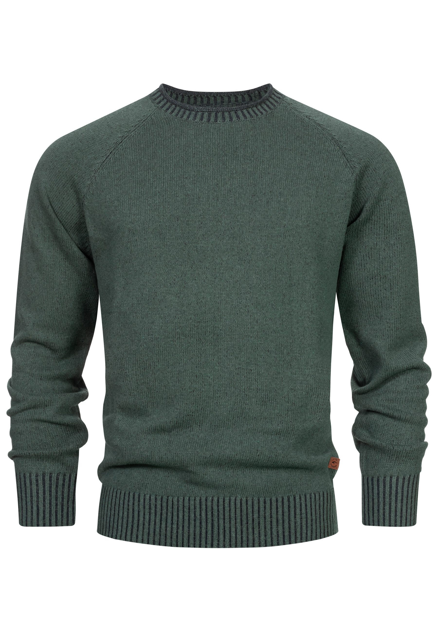 Indicode Strickpullover INMassum Strickpullover mit Rundhals-Ausschnitt günstig online kaufen