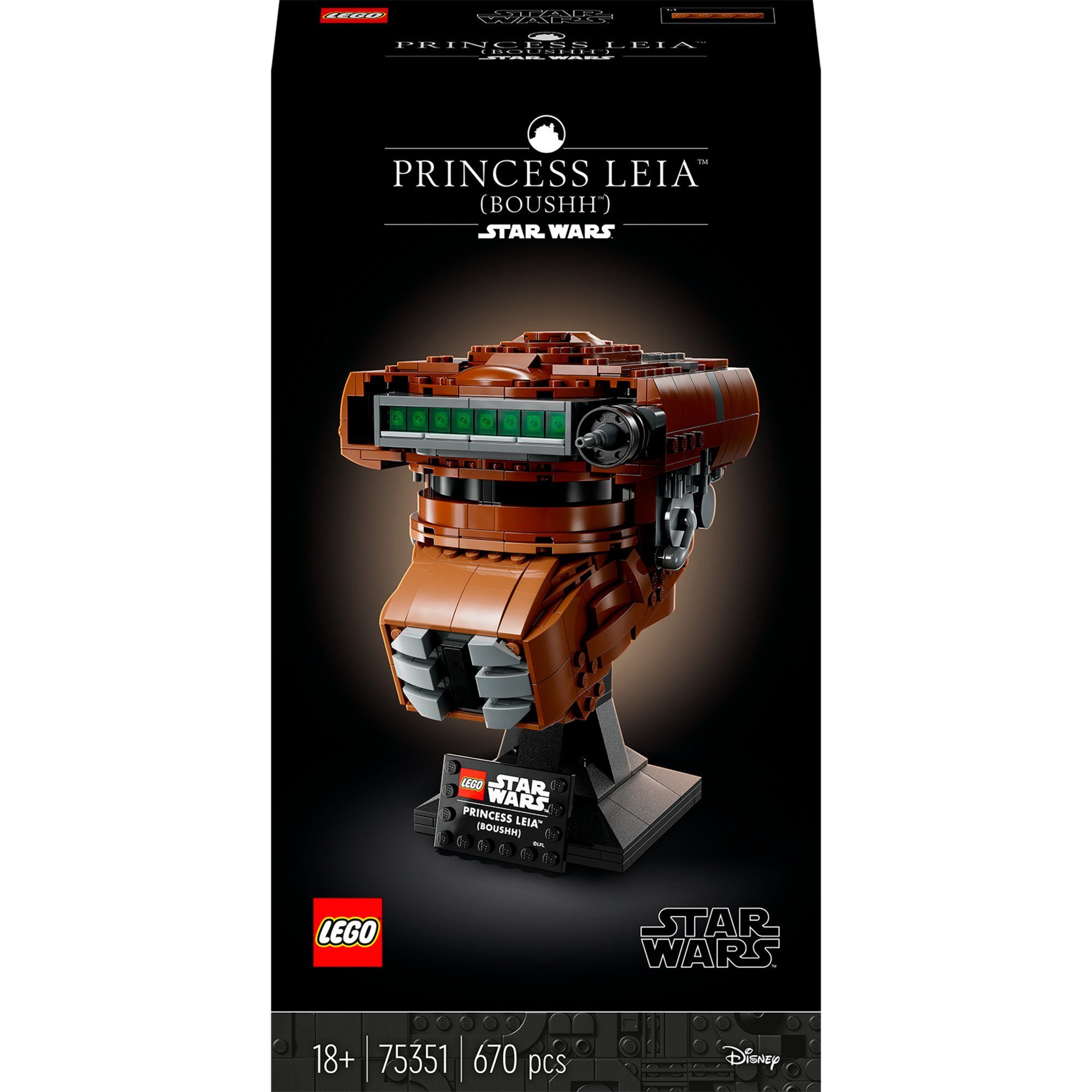 Prinzessin Helm LEGO® LEGO Star (Boushh) Konstruktionsspielsteine Wars Leia