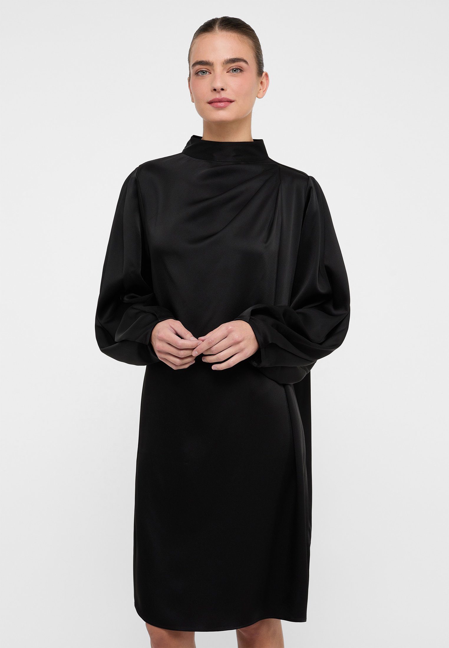 Eterna Blusenkleid LOOSE FIT schwarz