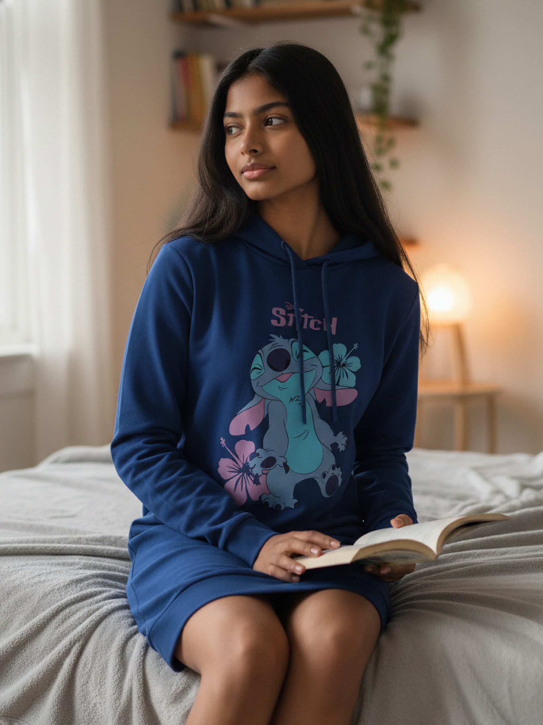 United Labels® Sweatshirt Disney Lilo & Stitch Sweatkleid Oversize