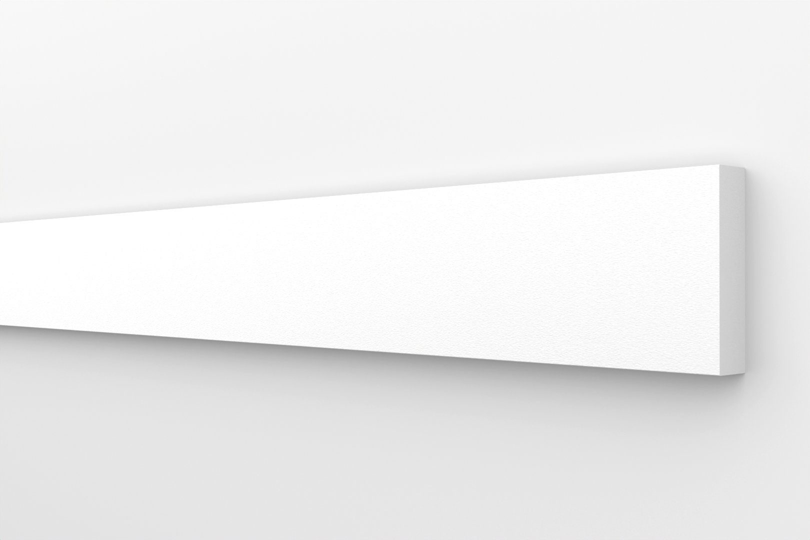 HEXIMO Deckenprofil HFL 3 (Flachleisten, XPS Styropor Trockenbau Flachleisten für Wand Deckenabschlussleiste Styropordeckenleisten (30.6 Meter HFL 3)