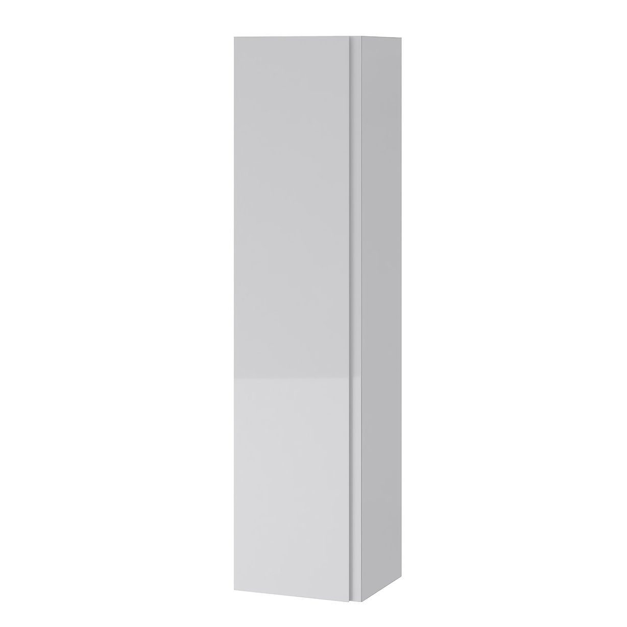 KOLMAN Hochschrank Hochhängeschrank MODUO 160 Badezimmerschrank Tür mit Spiegel Grau