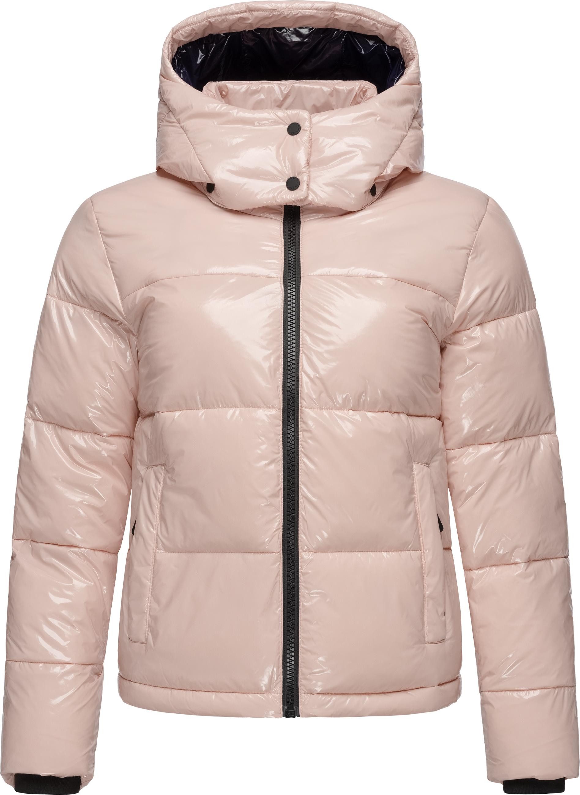 Ragwear Steppjacke Roobie super stylische, gänzende Damen Winterjacke