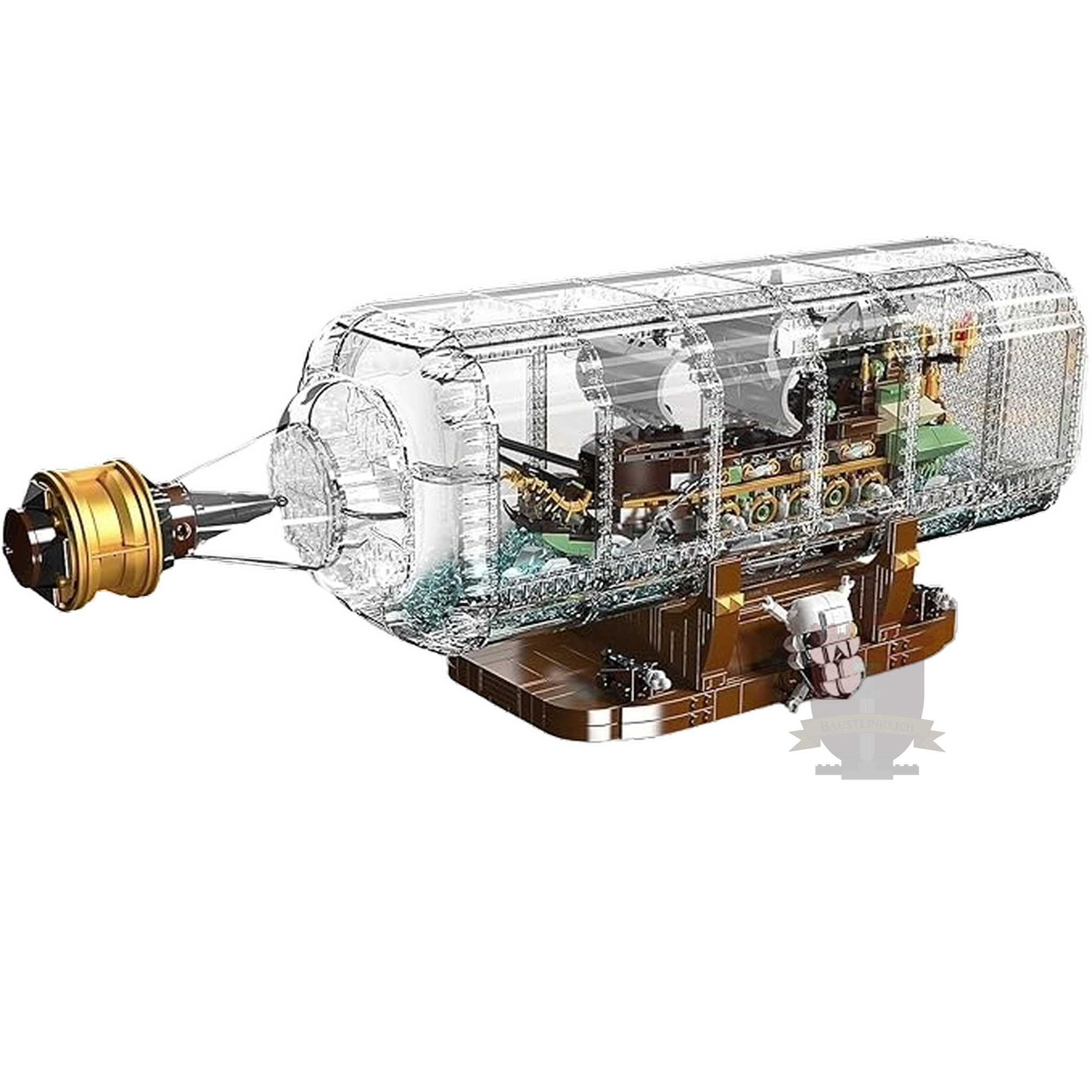 Mould King 10067 - Flying Dutchman in der Flasche (Mould King) Klemmbausteine Spielbausteine