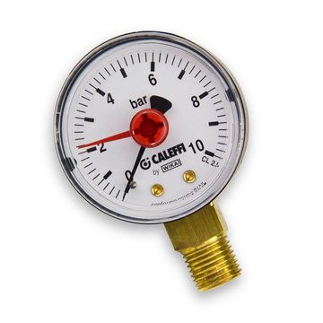 Caleffi Wasser-Druckminderer Caleffi Druckminderer 1 Zoll DN25 Druckregler für Wasser mit Manometer