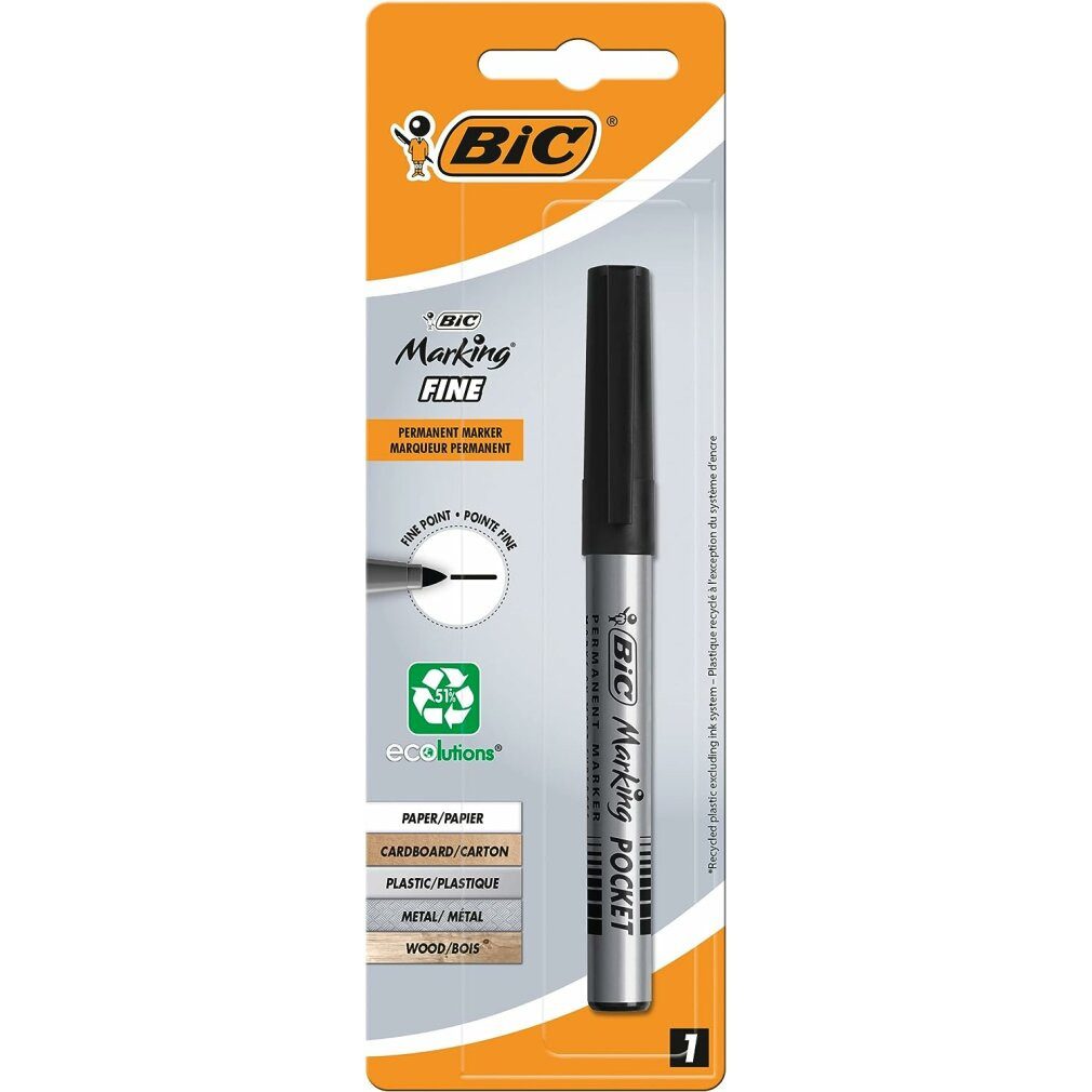 Marker ECOlutions Öko Permanentmarker schwarz 1,0 mm