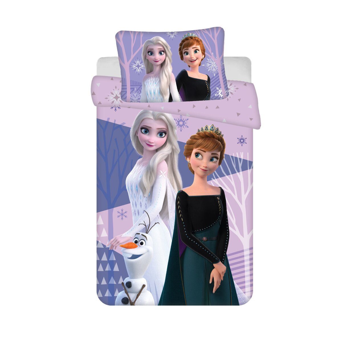 Disney Kinderbettwäsche Disney Eiskönigin Purple Kinderbettwäsche 100x135