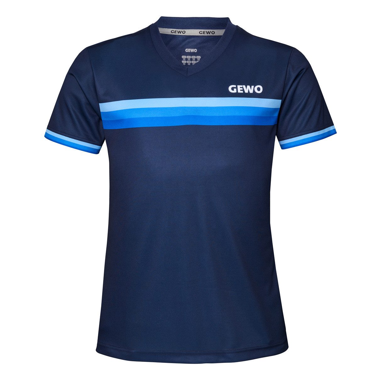 Gewo T-Shirt GEWO Lady Shirt Santiago navy/sky XXXS Damen T-Shirt