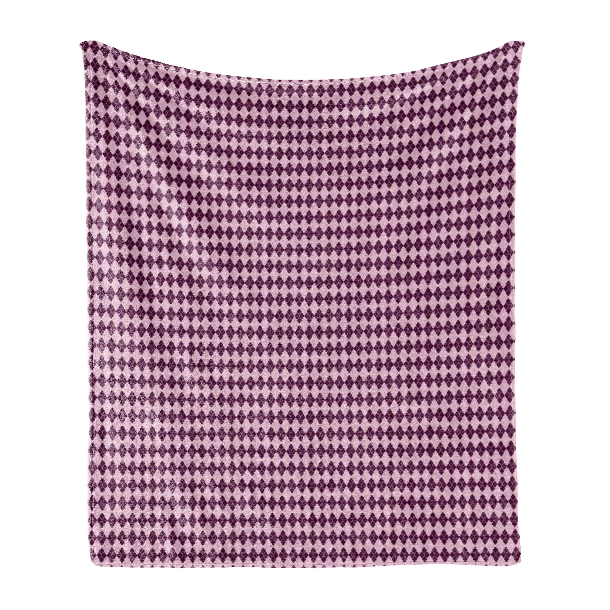Wohndecke Gemütlicher Plüsch für den Innen- und Außenbereich, Abakuhaus, Quatrefoil Töne Mesh-Motiv