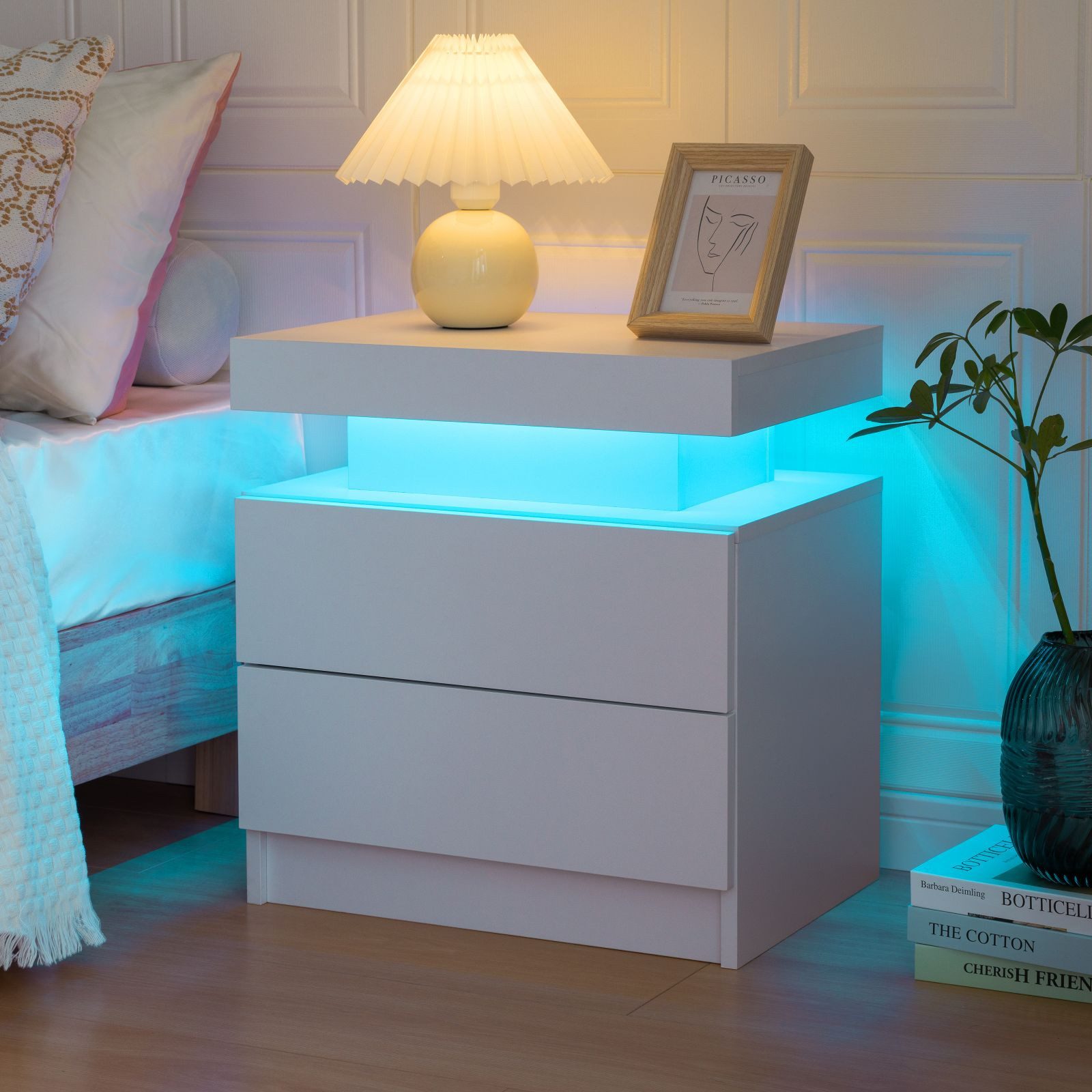 BlingBin Nachttisch LED Nachtschrank Nachtkommode mit günstig online kaufen