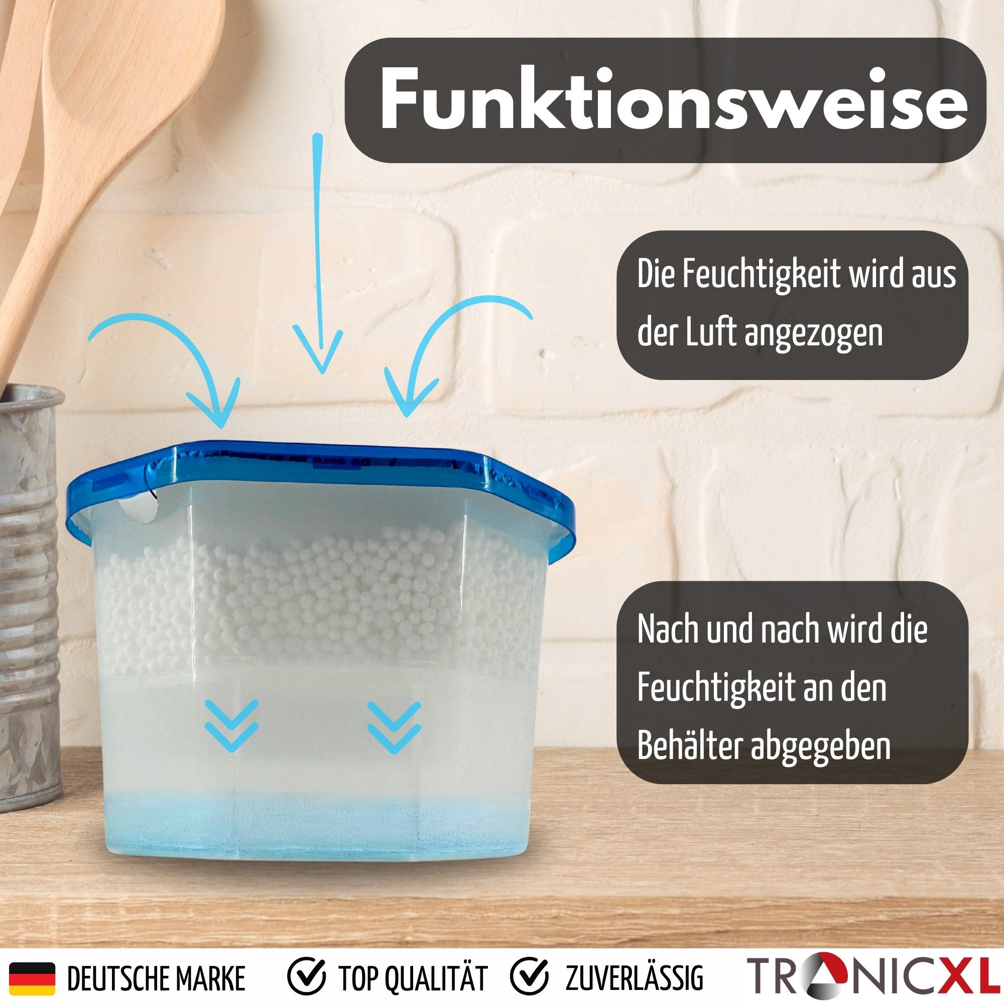 TronicXL Granulat-Luftentfeuchter 2 Luftentfeuchter 500ml für günstig online kaufen