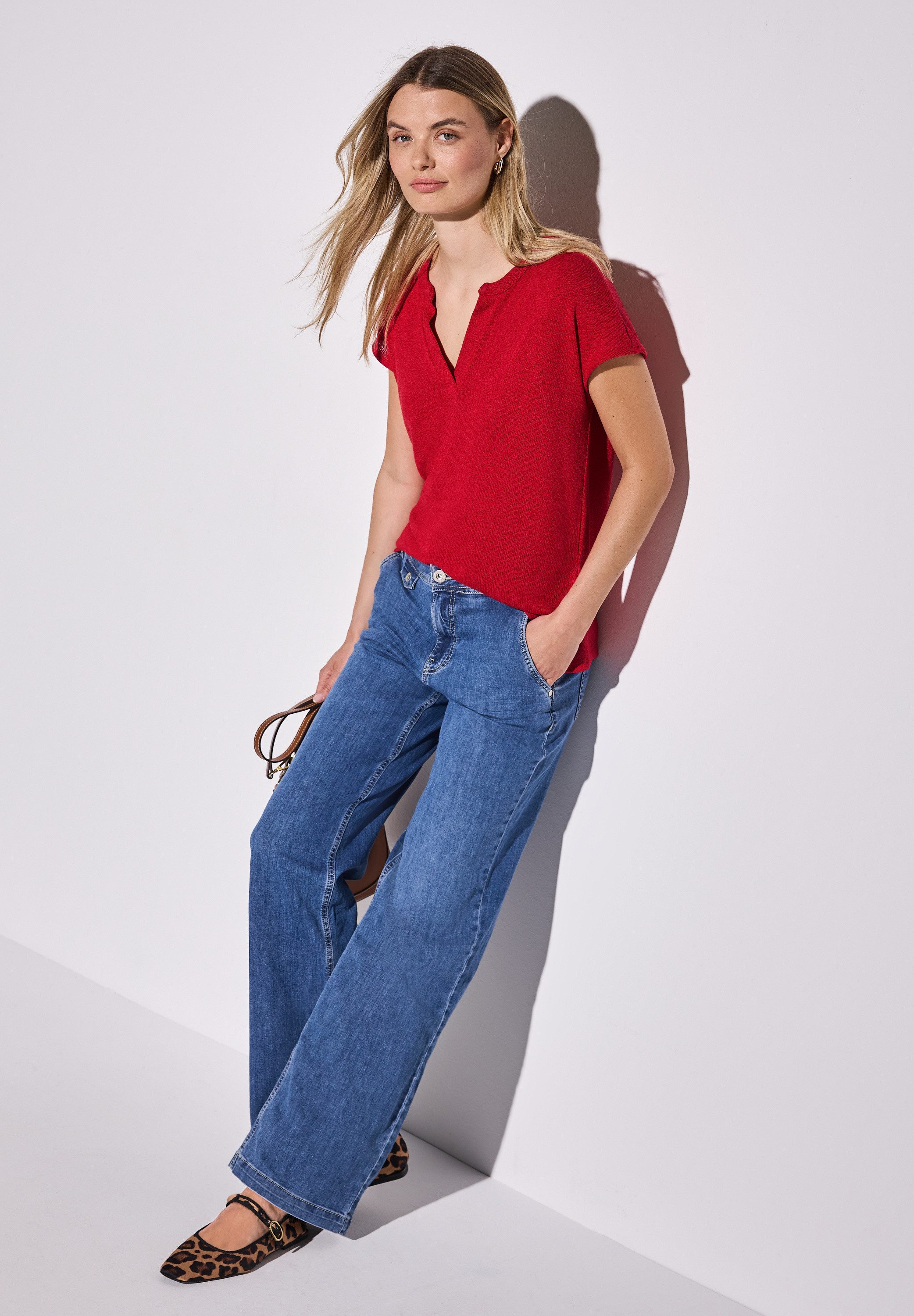 STREET ONE Shirttop im Tunika Stil