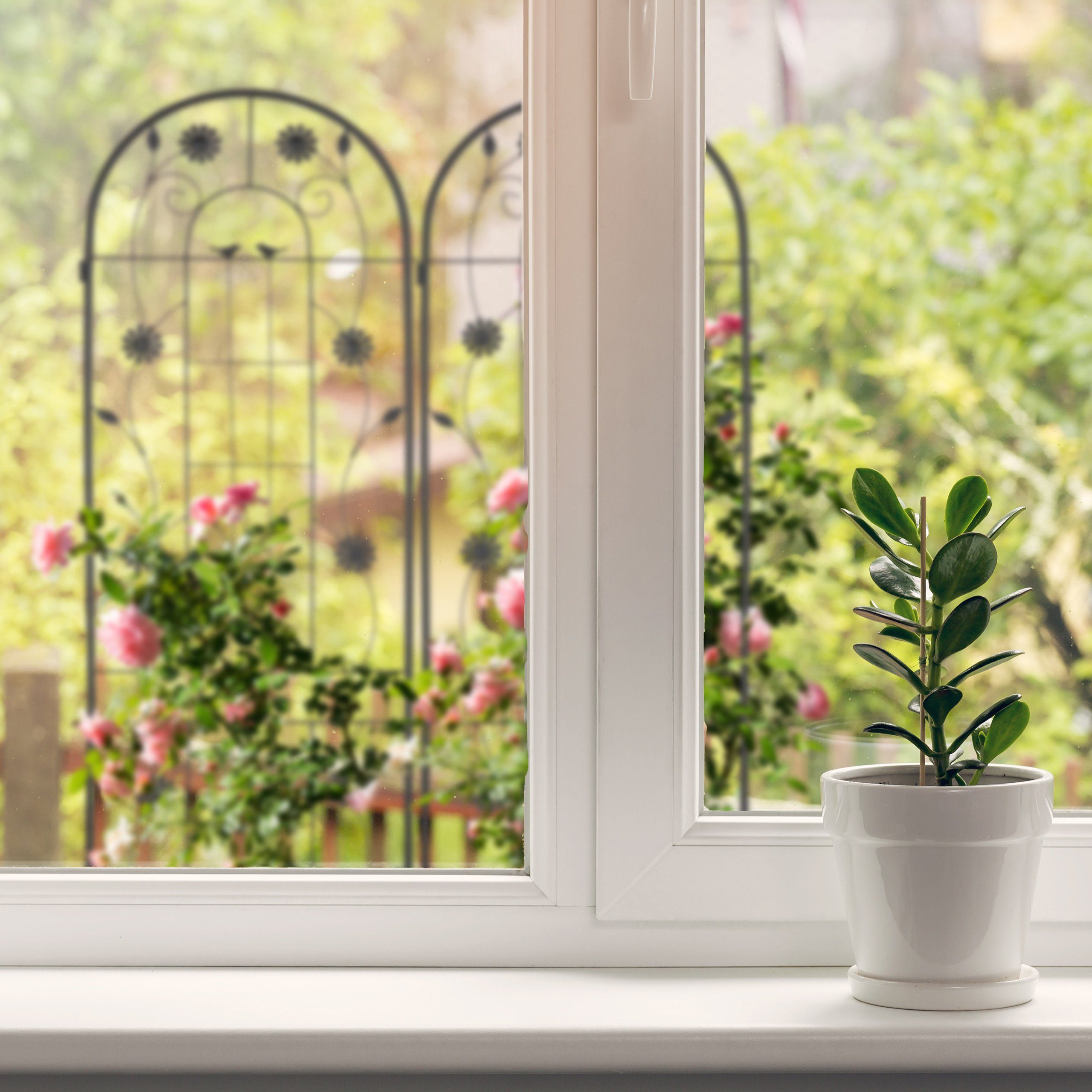 relaxdays Rankgitter 2er Set 200 cm