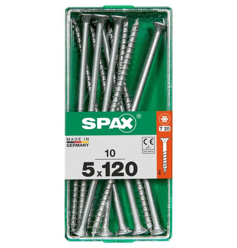SPAX Holzbauschraube Spax Universalschrauben 5 0 X 120 Mm TX 20 10 spax-holzbauschraube-spax-universalschrauben-5-0-x-120-mm-tx-20-10