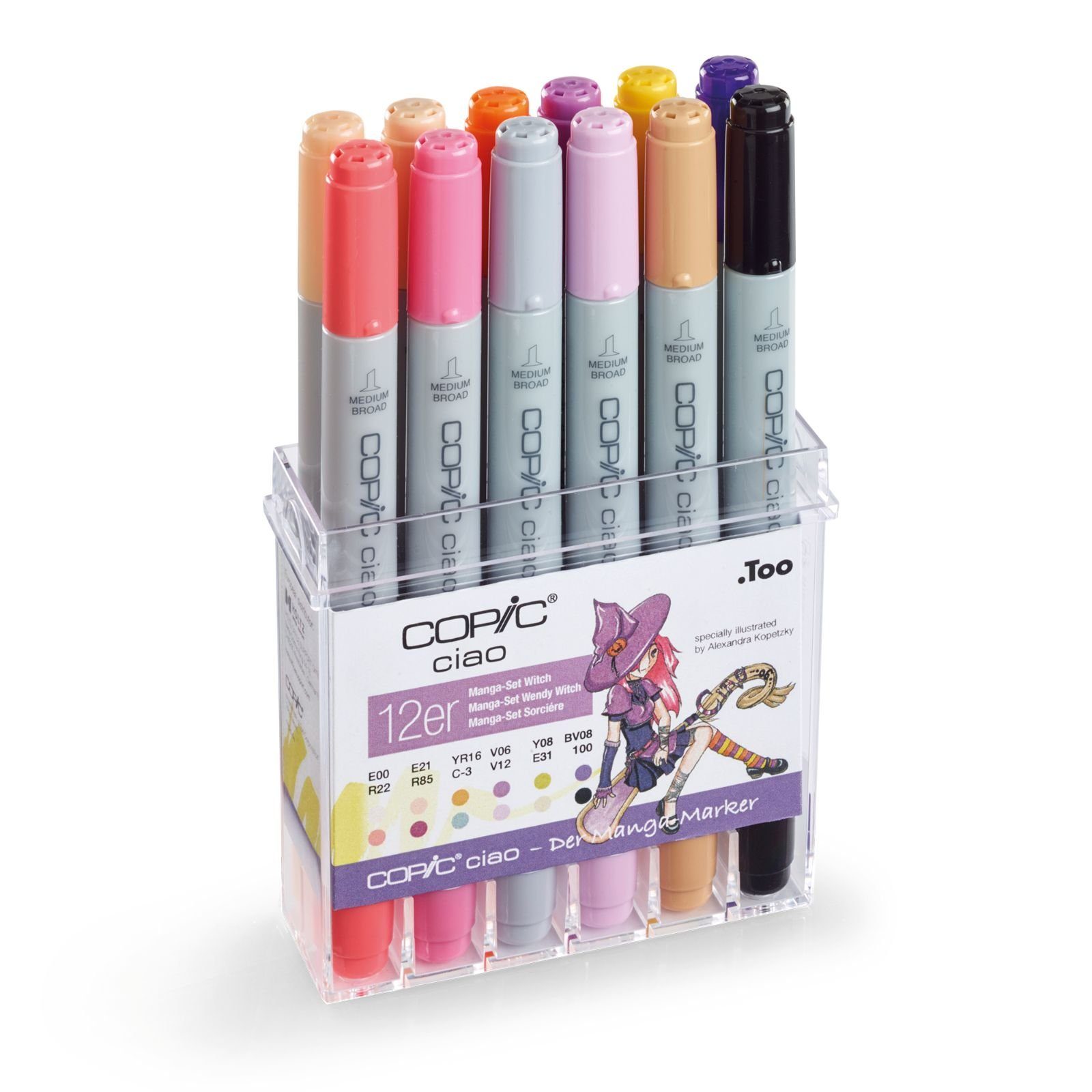 Copic Marker COPIC Ciao 12er Set - Witch