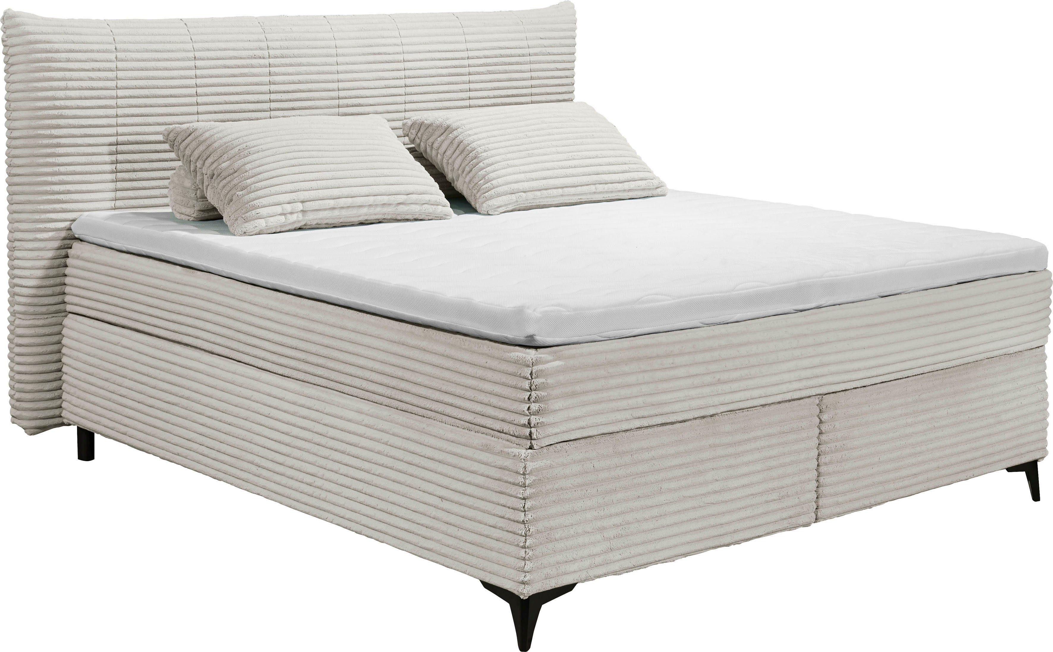 ED EXCITING DESIGN Boxspringbett Seattle, harte günstig online kaufen