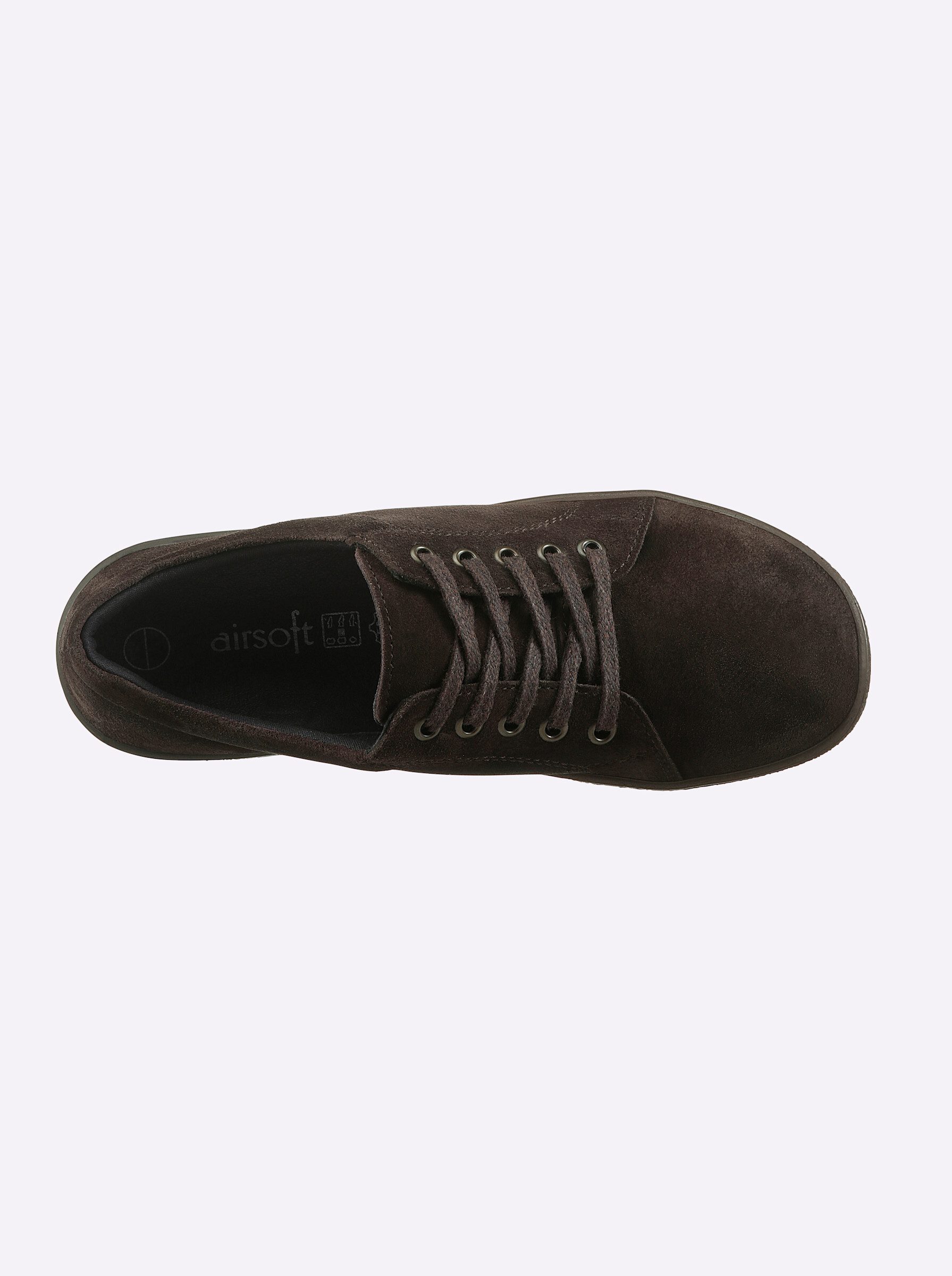 airsoft modern+ Schnürschuh Sneaker Wechselfußbett